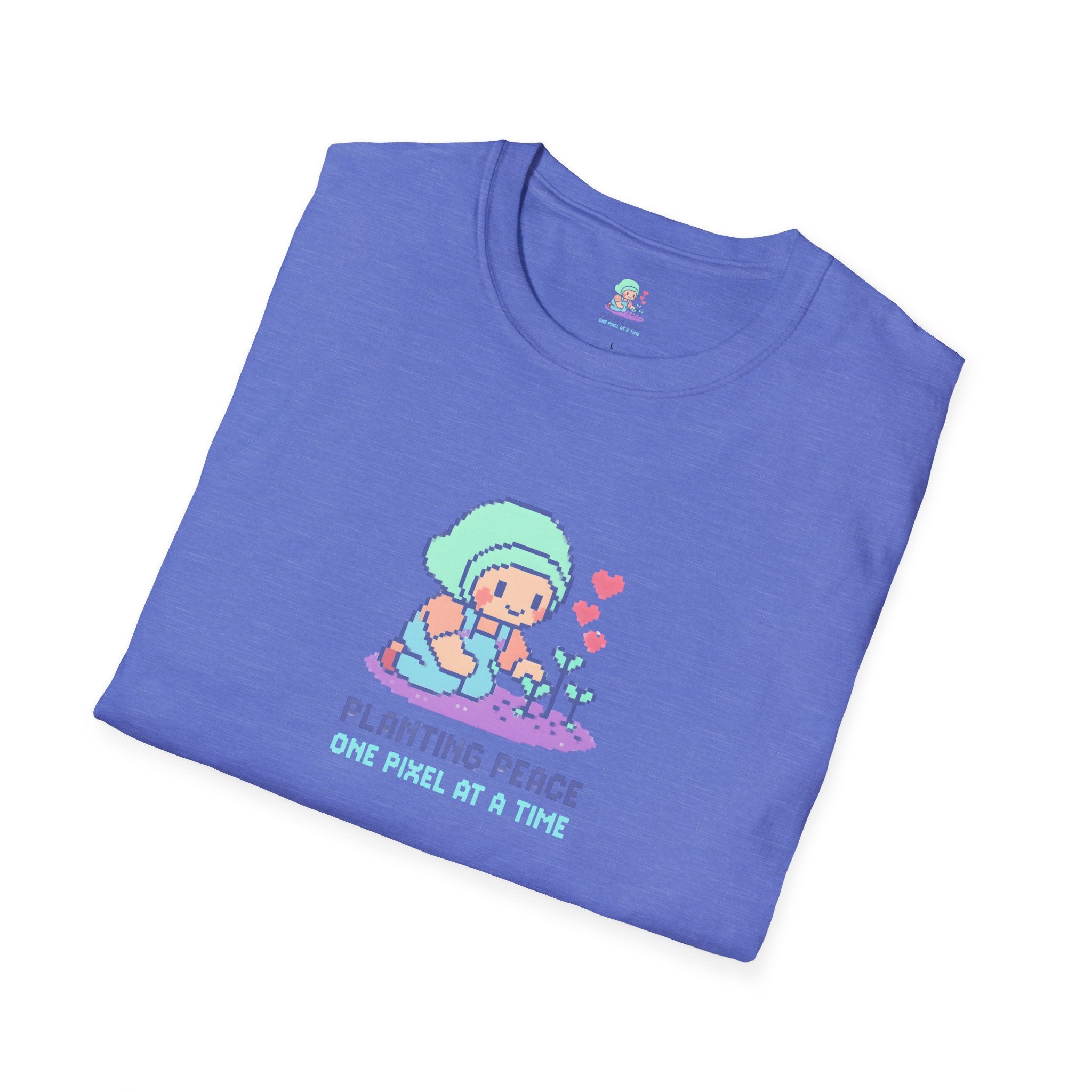 Planting Peace Pixel Art T-Shirt