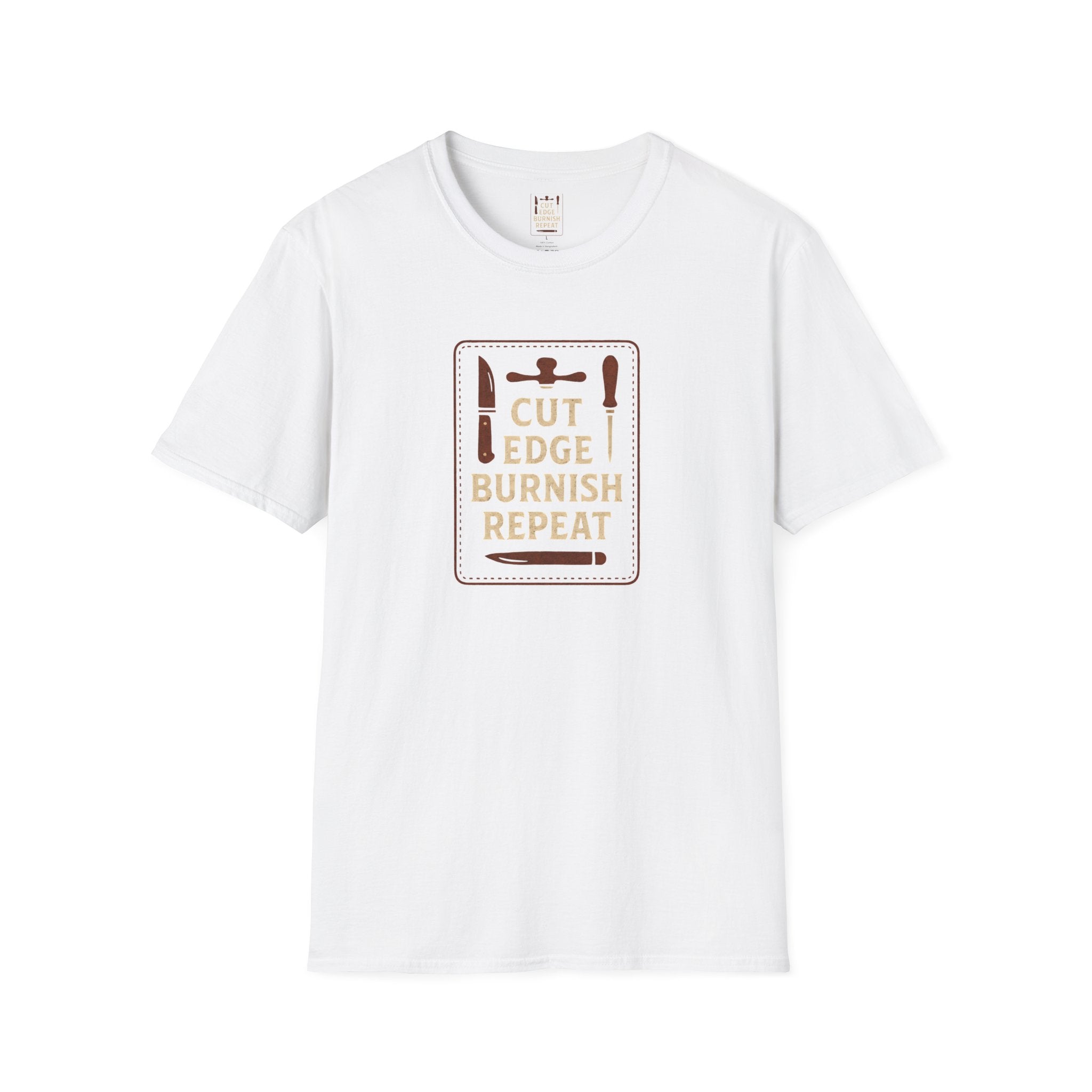 Cut Edge Burnish Repeat T-Shirt