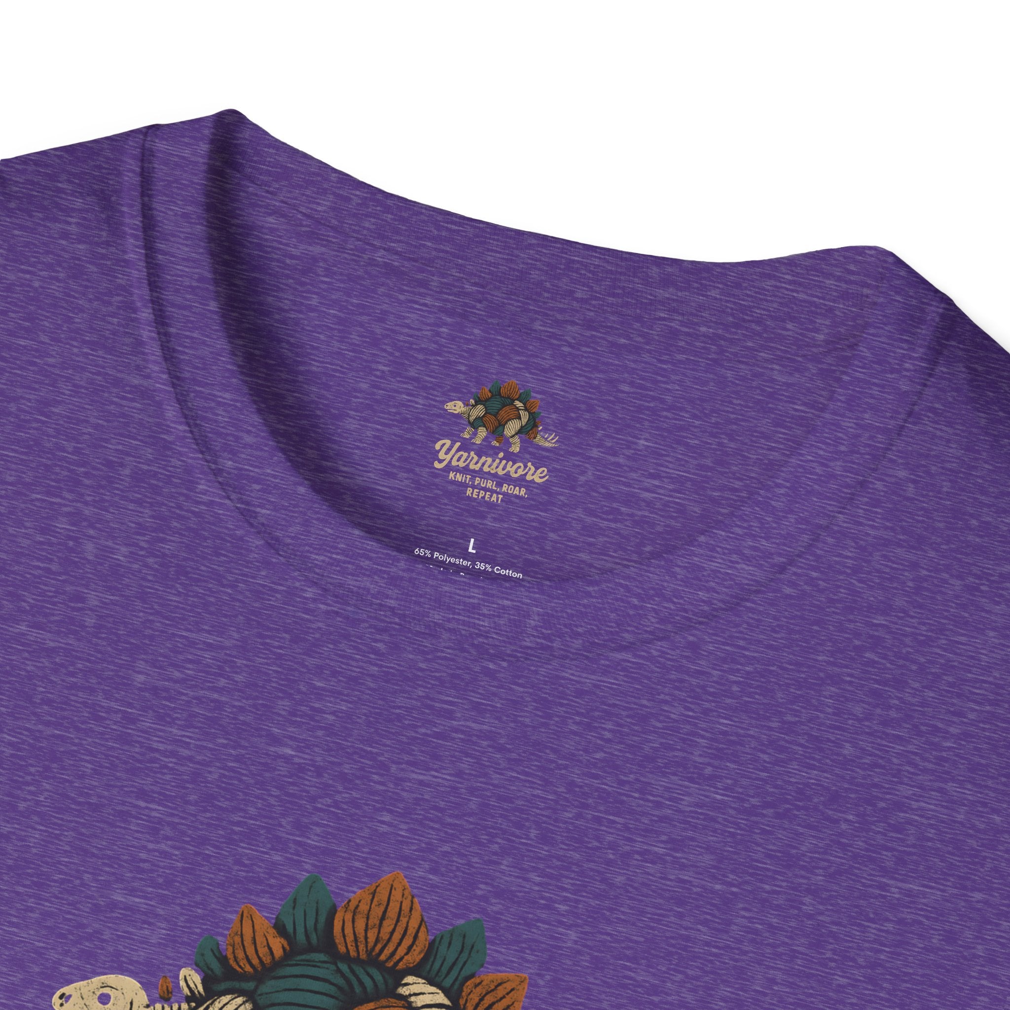 Yarnivore Knit Purl Roar T-Shirt
