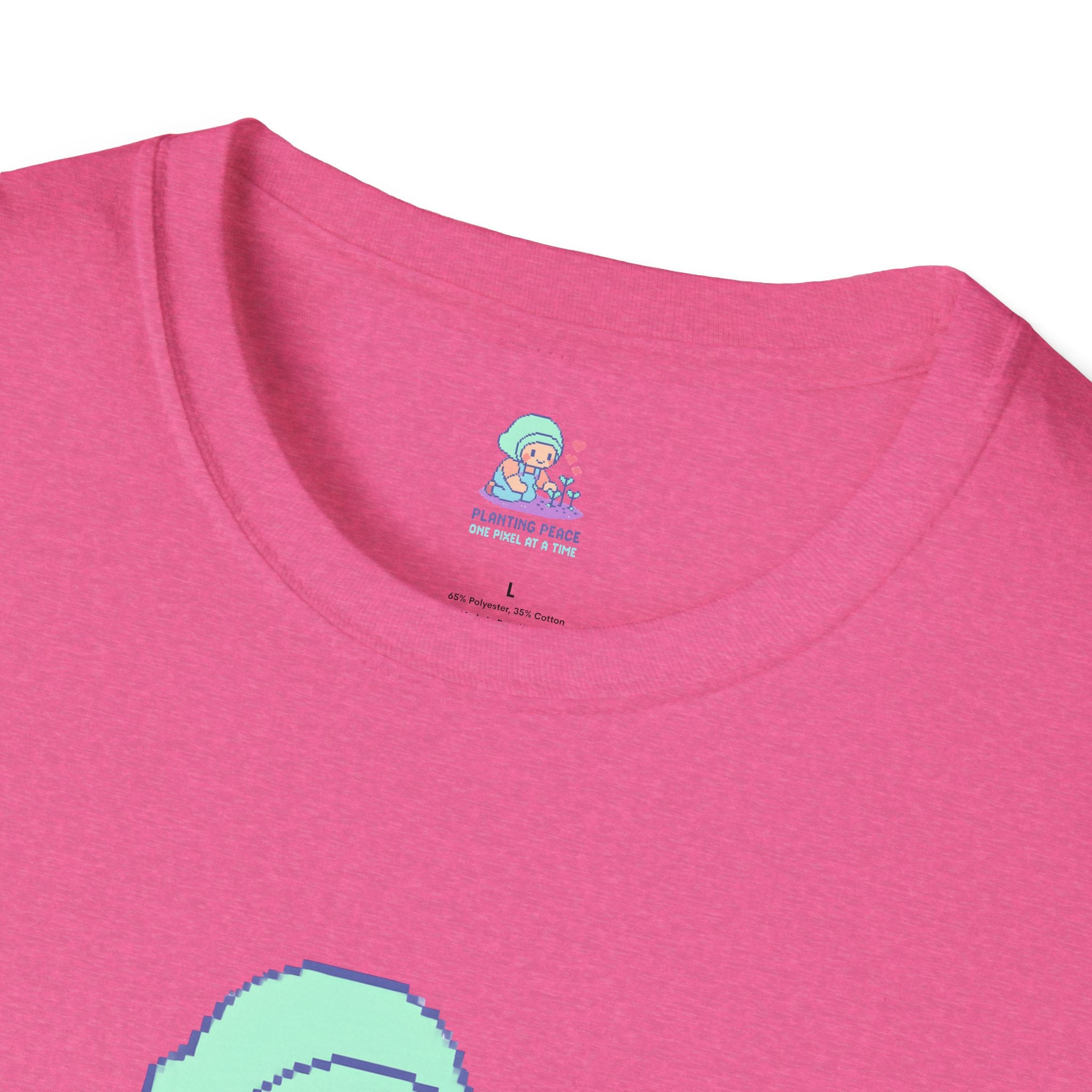 Planting Peace Pixel Art T-Shirt