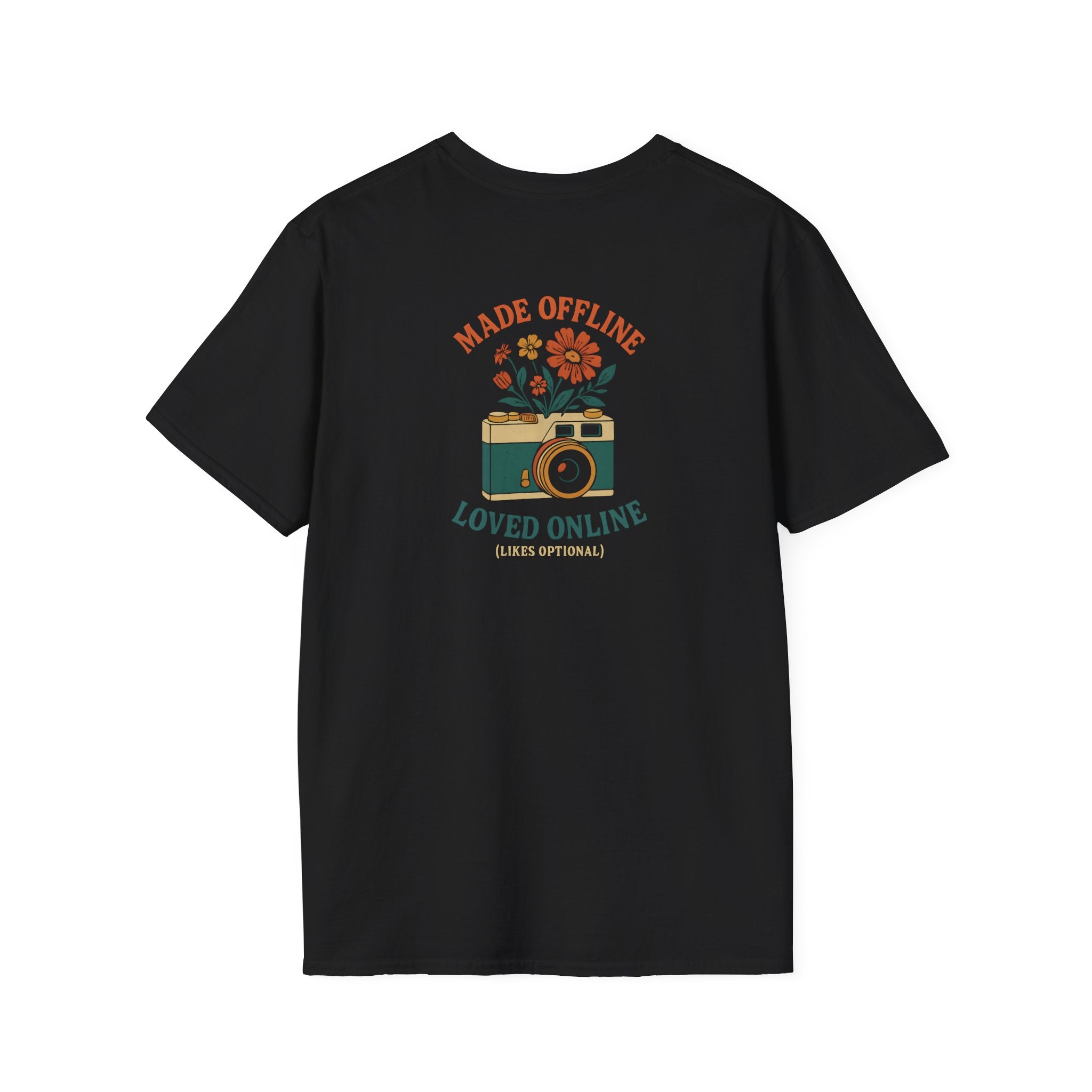 Camera with Flowers T-Shirt
