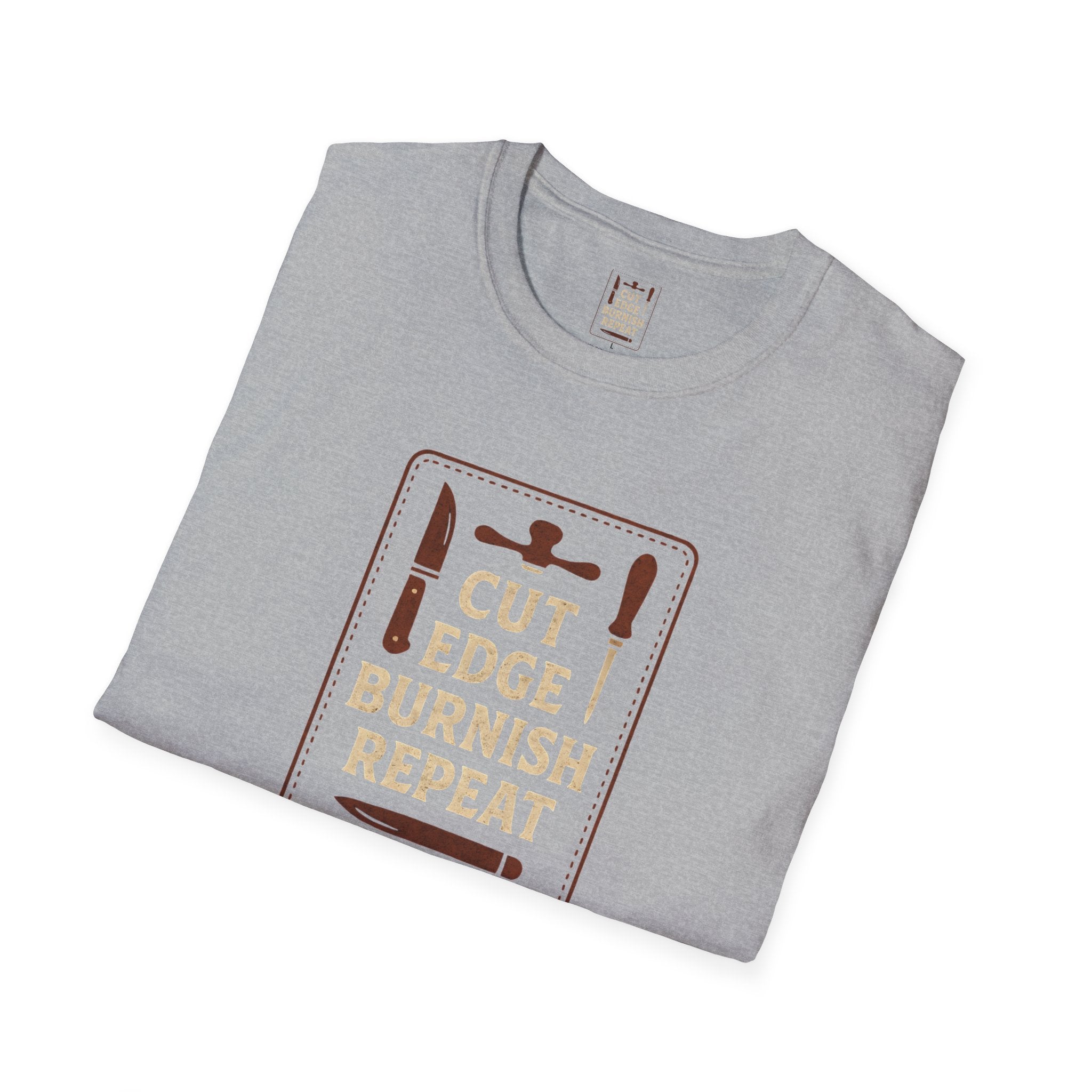 Cut Edge Burnish Repeat T-Shirt