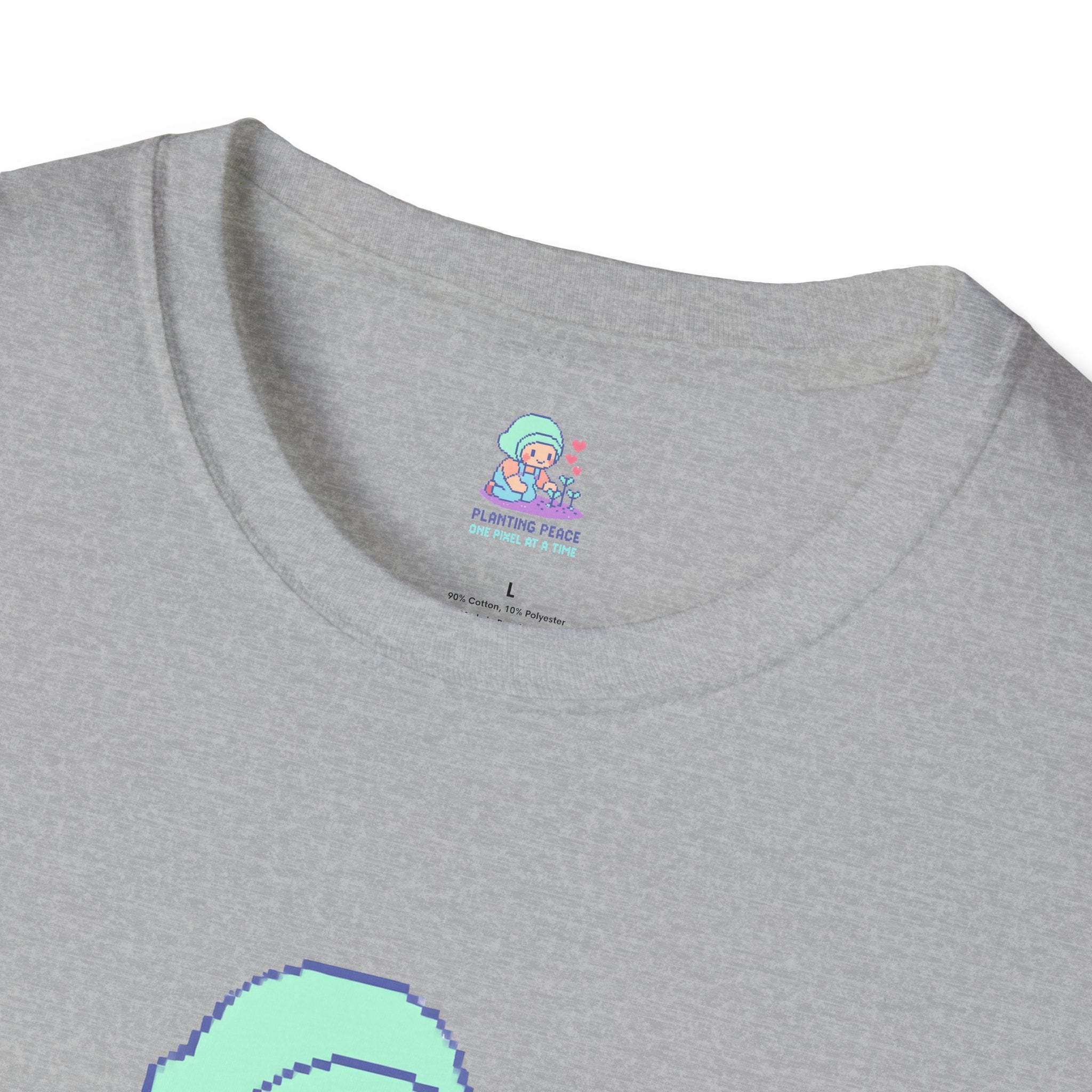 Planting Peace Pixel Art T-Shirt