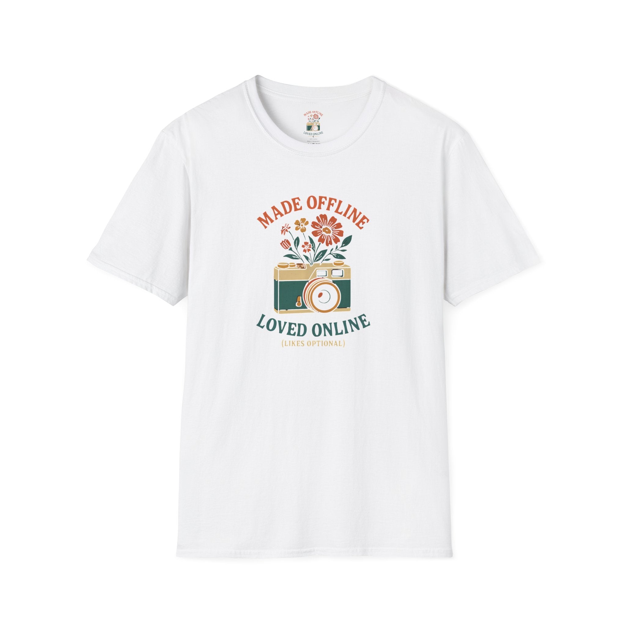 Camera with Flowers T-Shirt