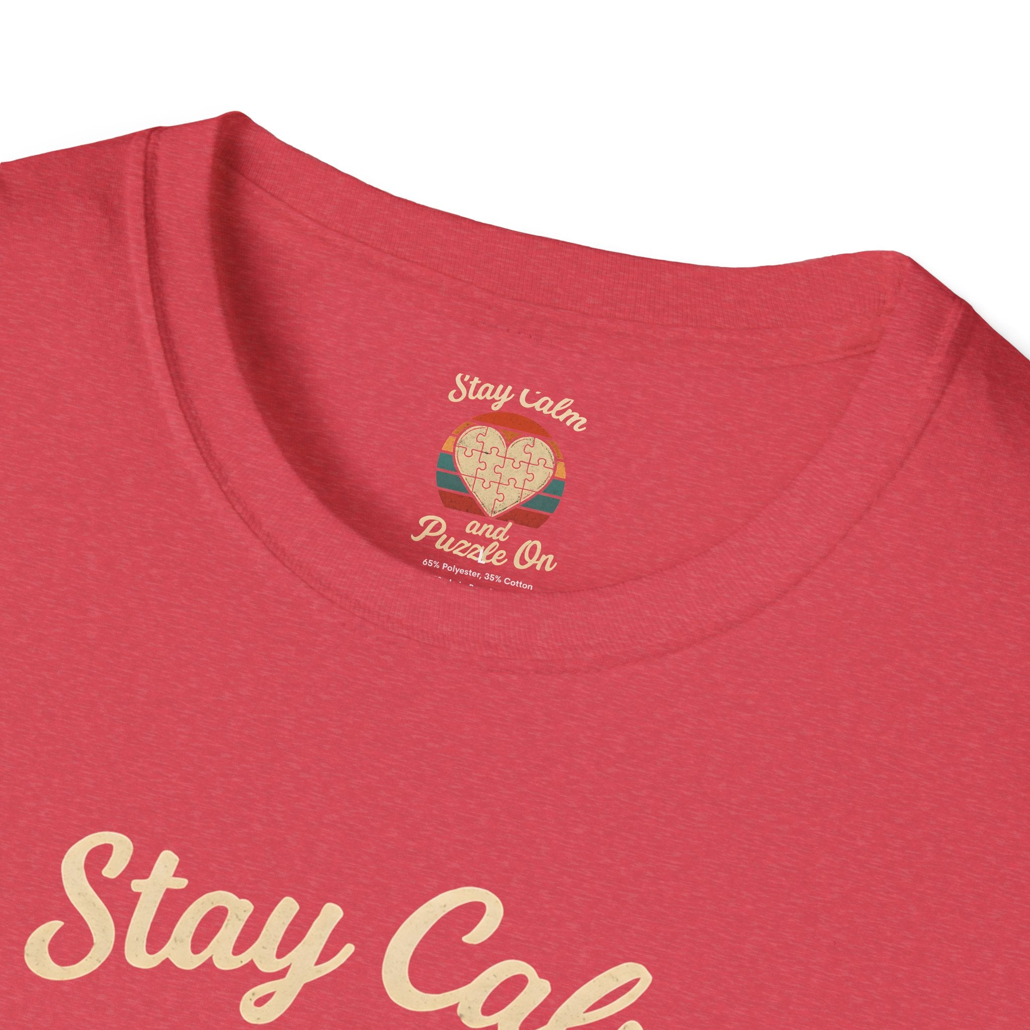 Stay Calm Puzzle On T-Shirt