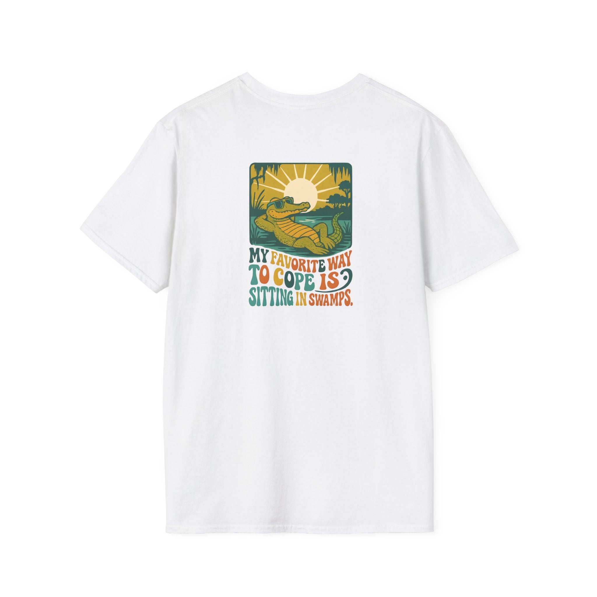 Alligator lounging in swamp T-Shirt