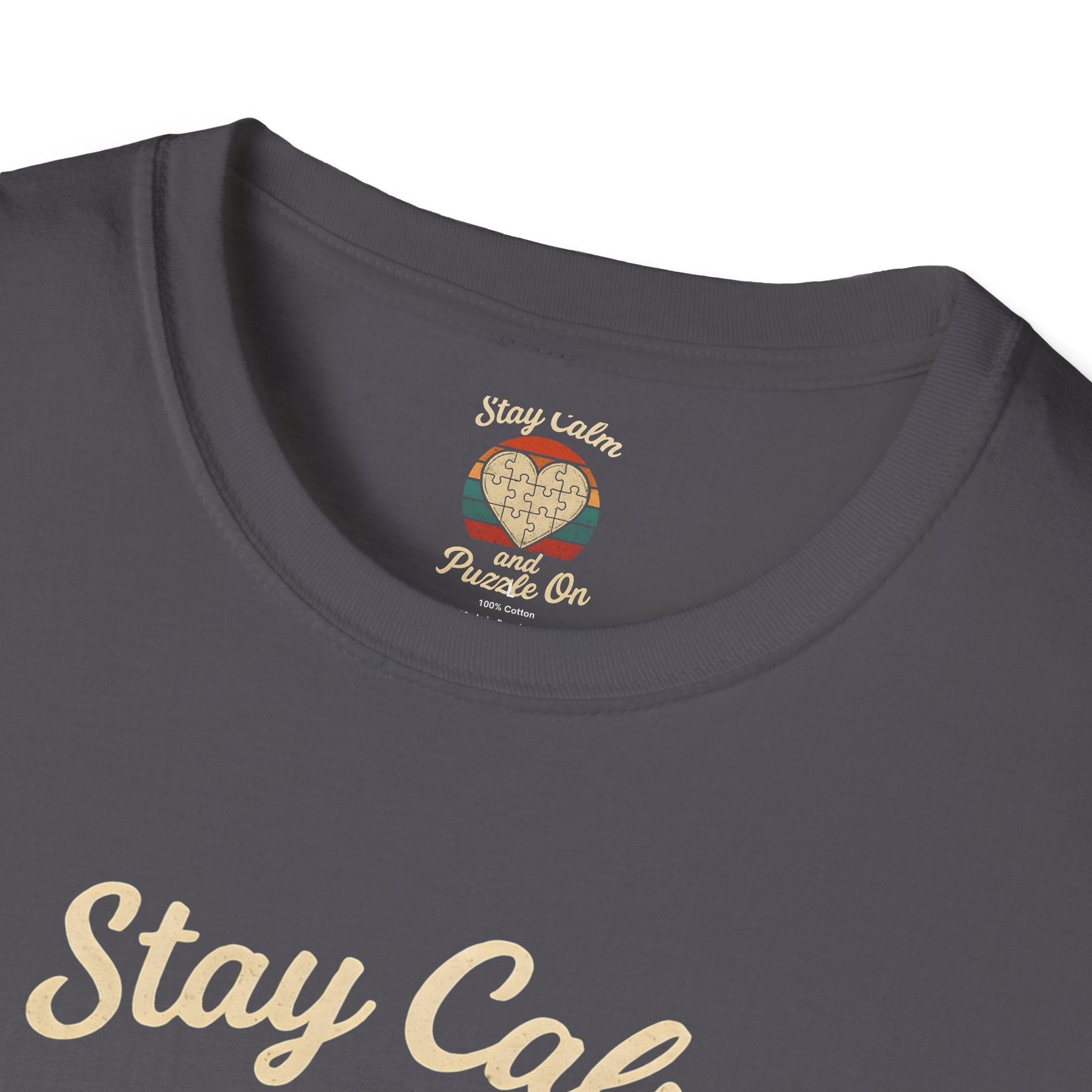 Stay Calm Puzzle On T-Shirt