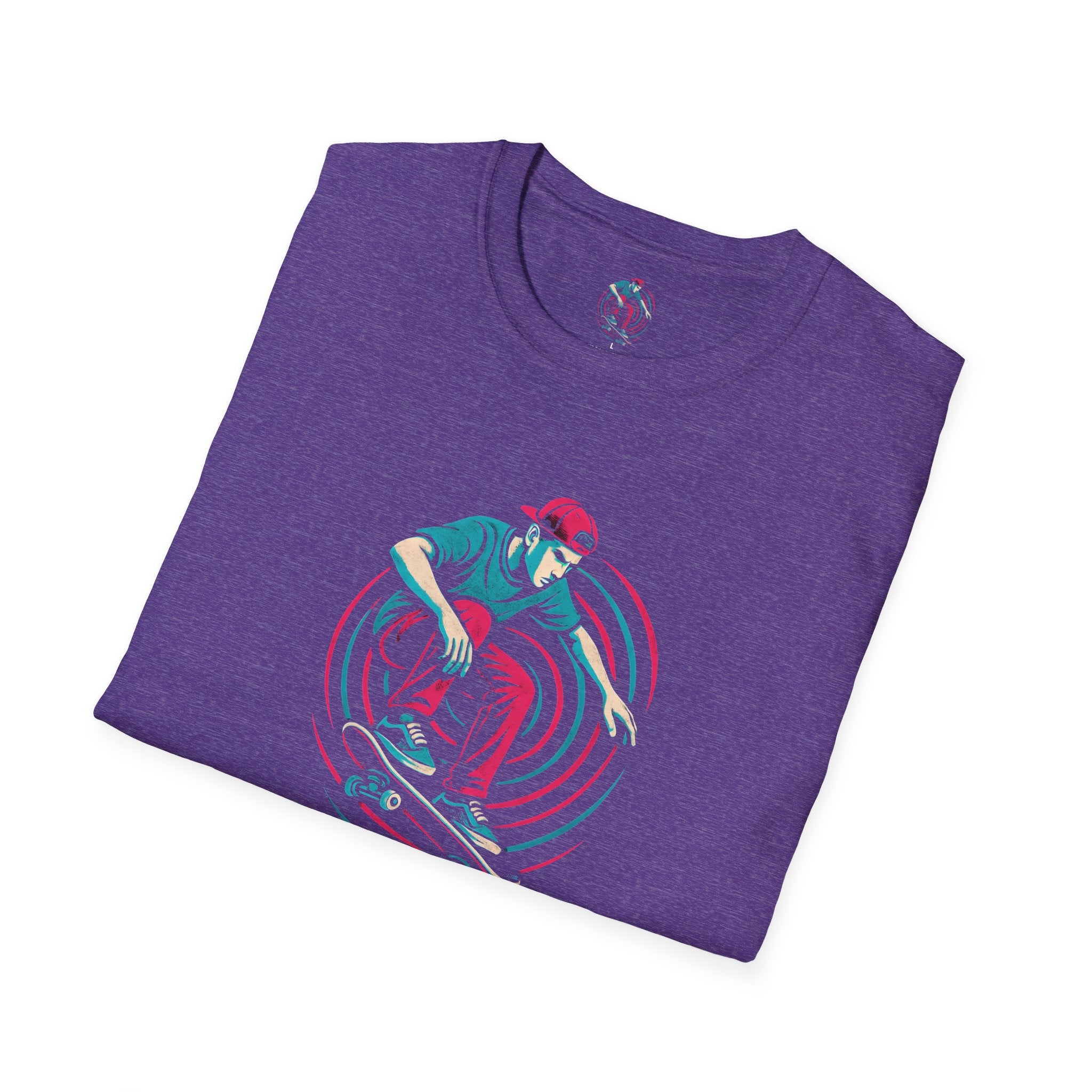 Skateboarder performing trick T-Shirt