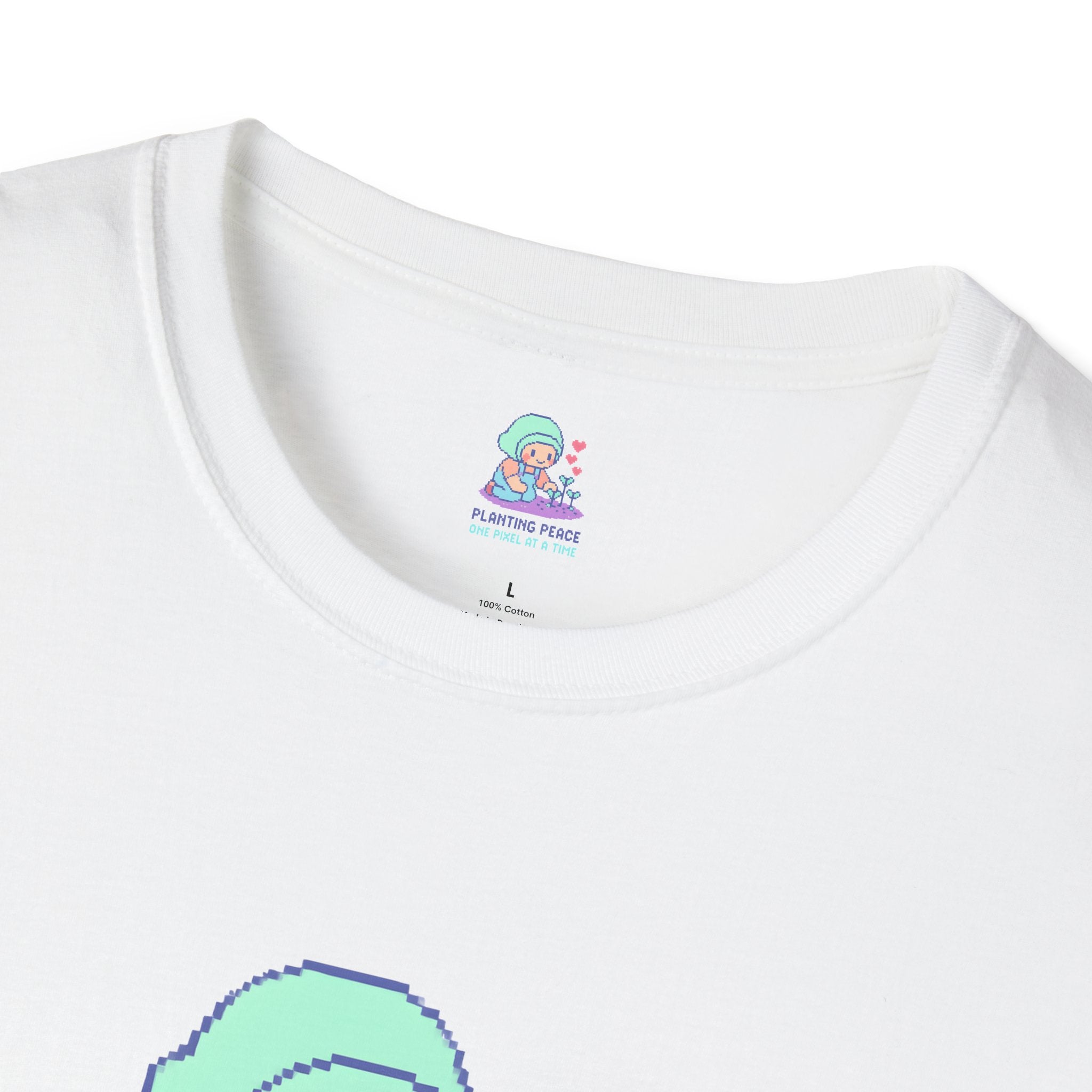 Planting Peace Pixel Art T-Shirt