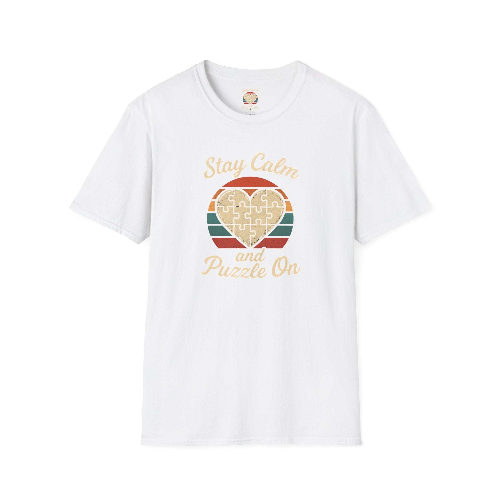 Stay Calm Puzzle On T-Shirt