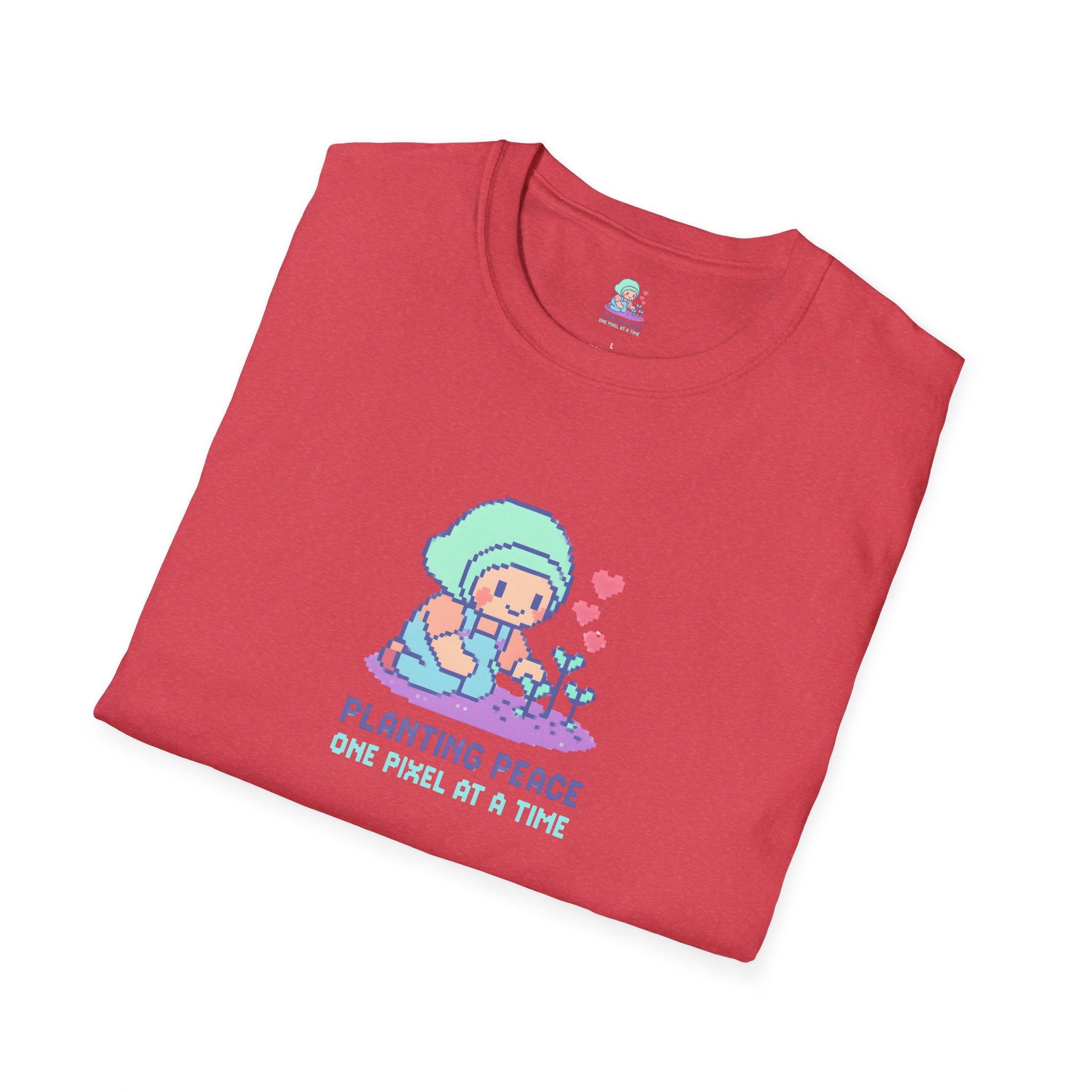 Planting Peace Pixel Art T-Shirt