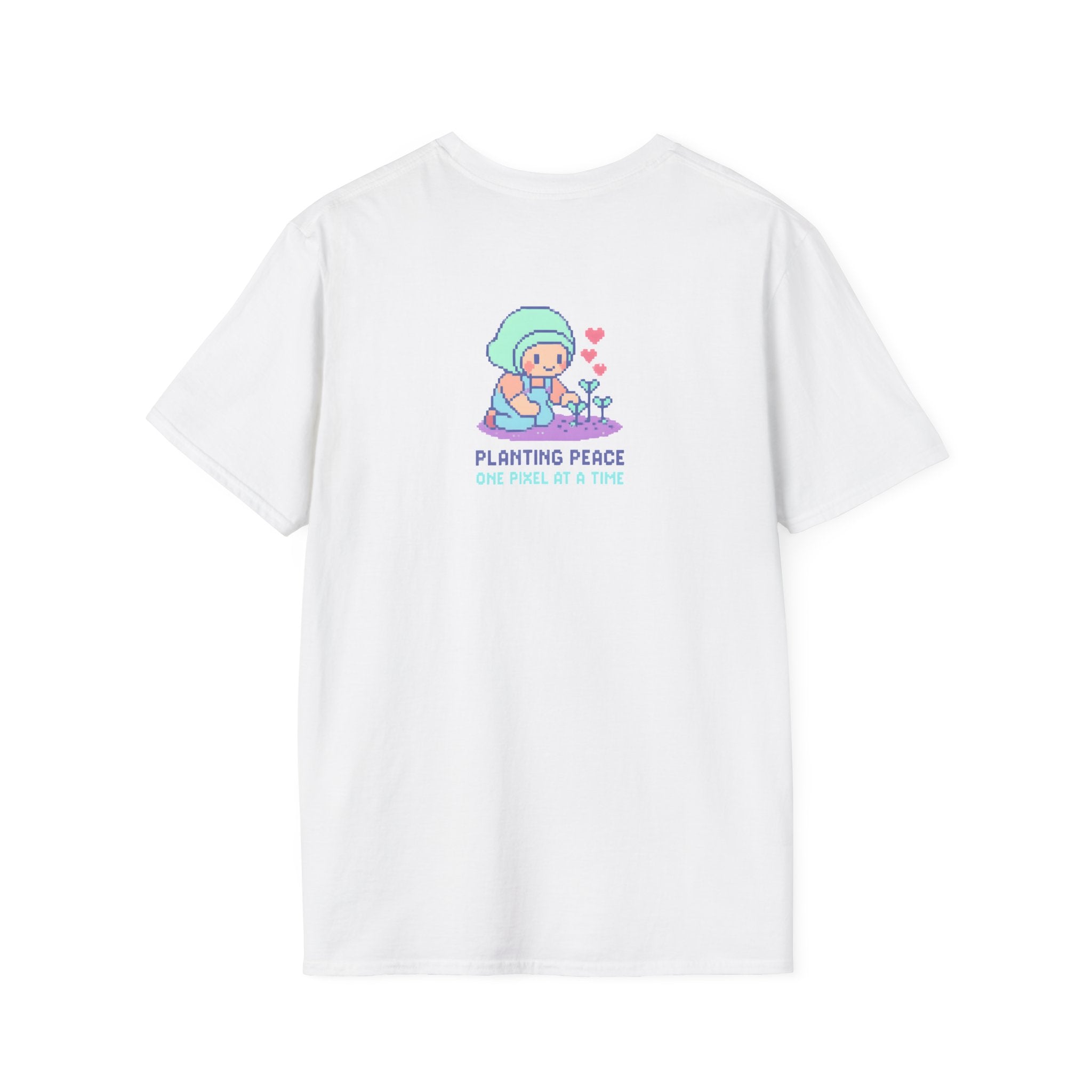 Planting Peace Pixel Art T-Shirt