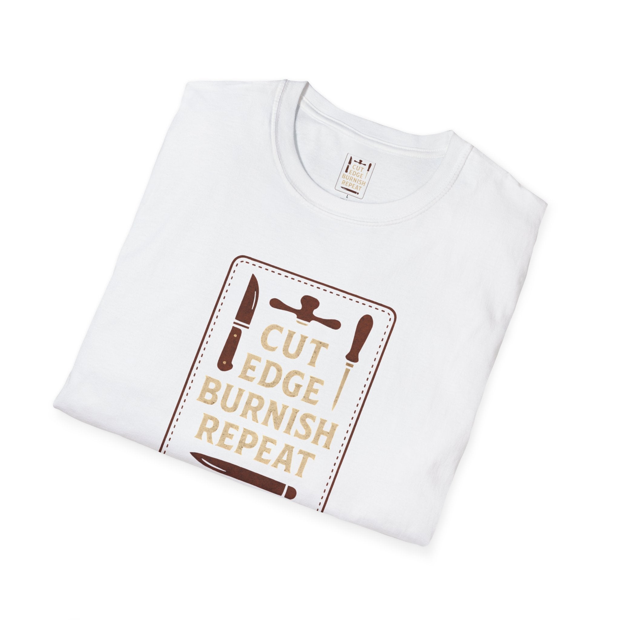 Cut Edge Burnish Repeat T-Shirt