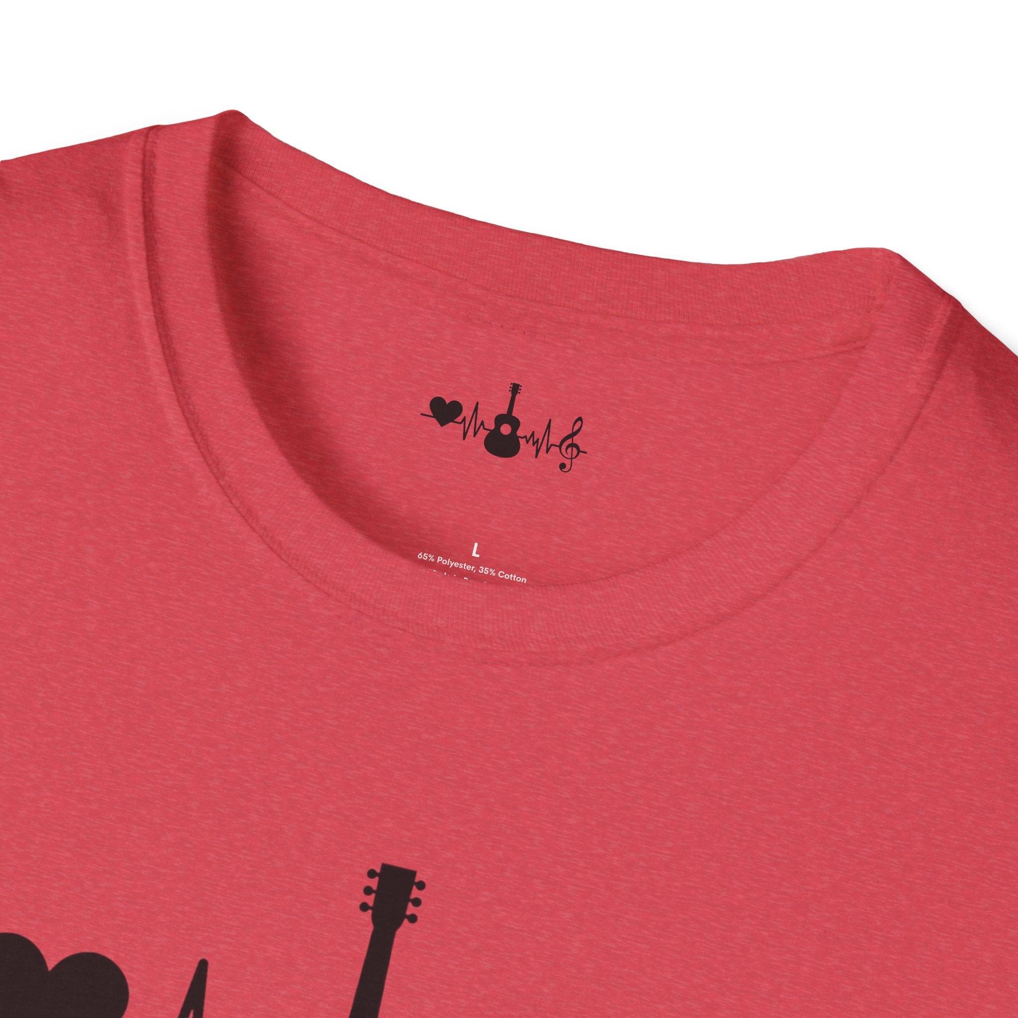Heartbeat Guitar Music T-Shirt