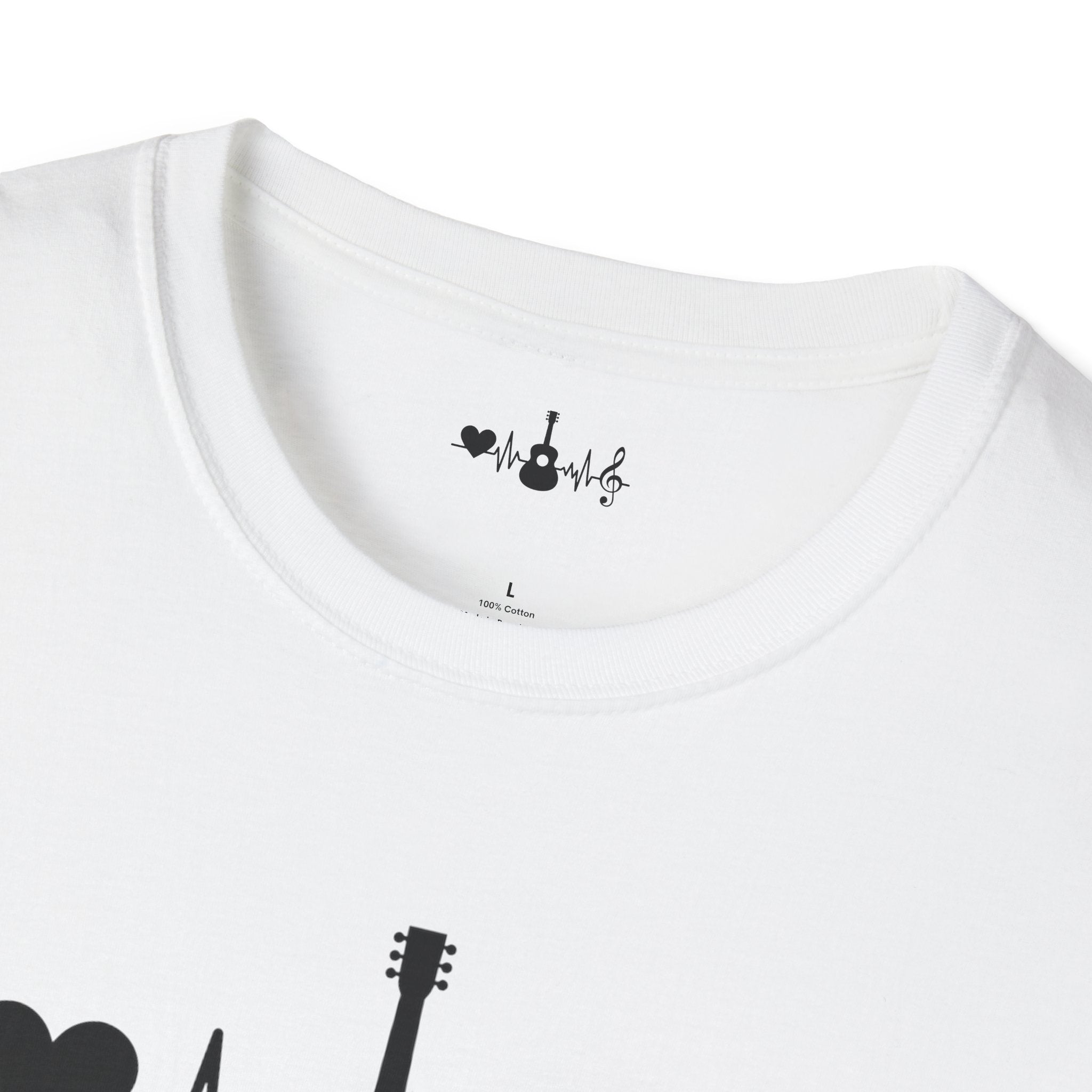 Heartbeat Guitar Music T-Shirt