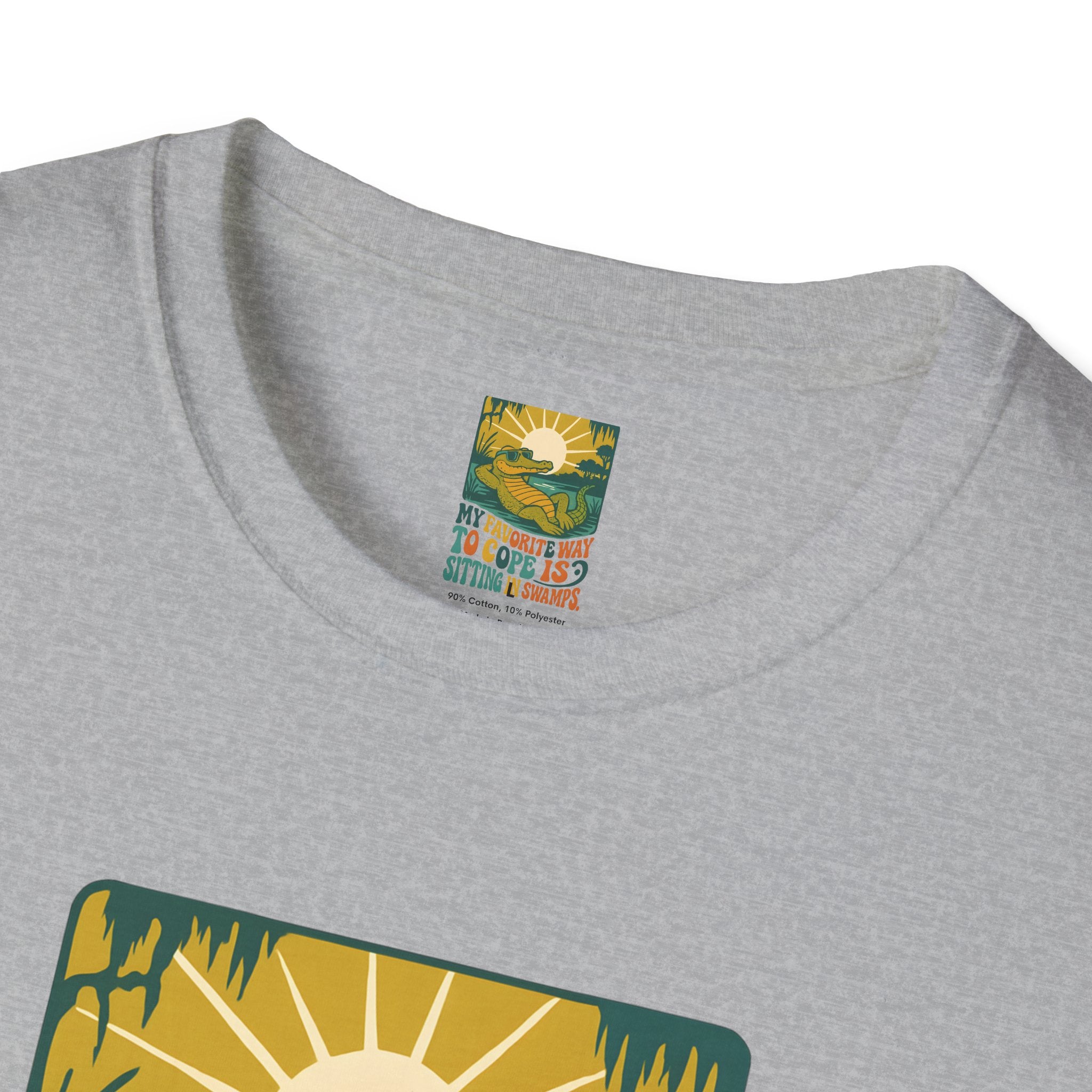 Alligator lounging in swamp T-Shirt
