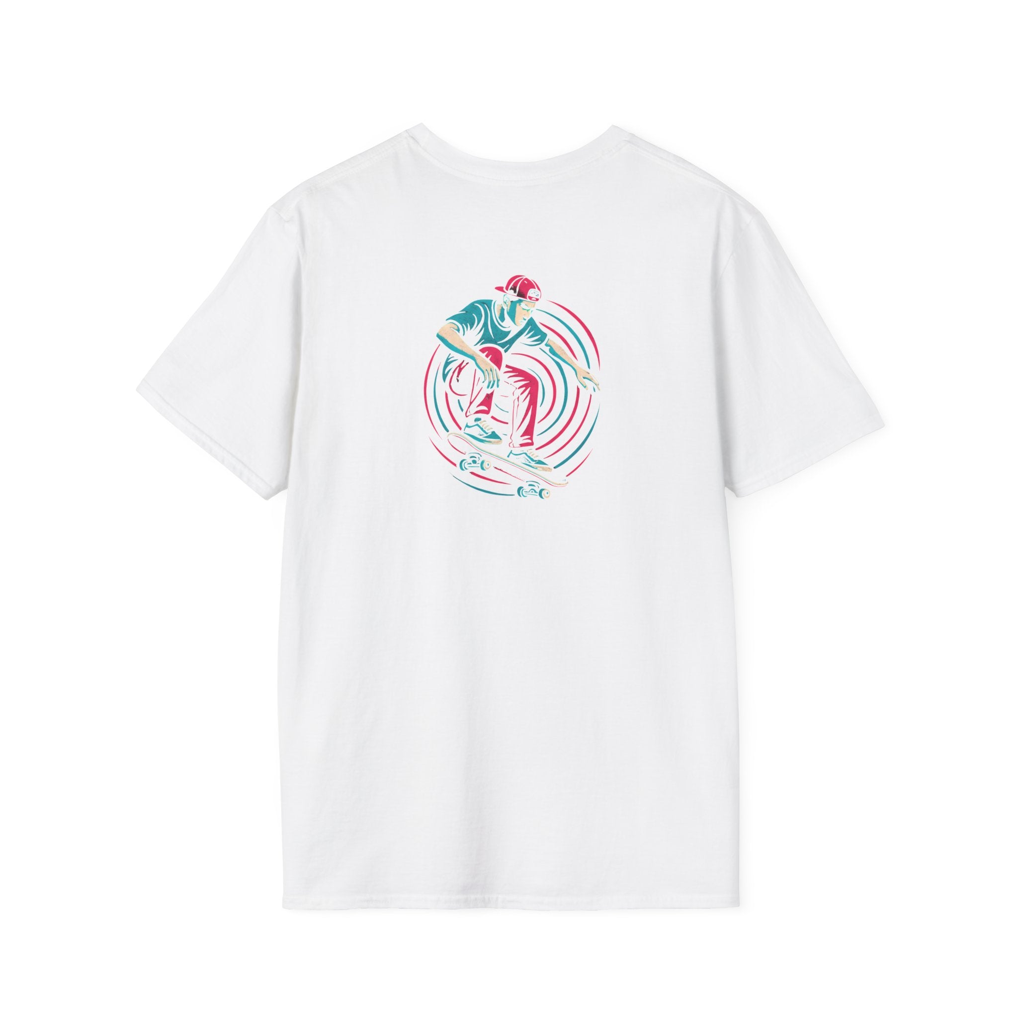 Skateboarder performing trick T-Shirt