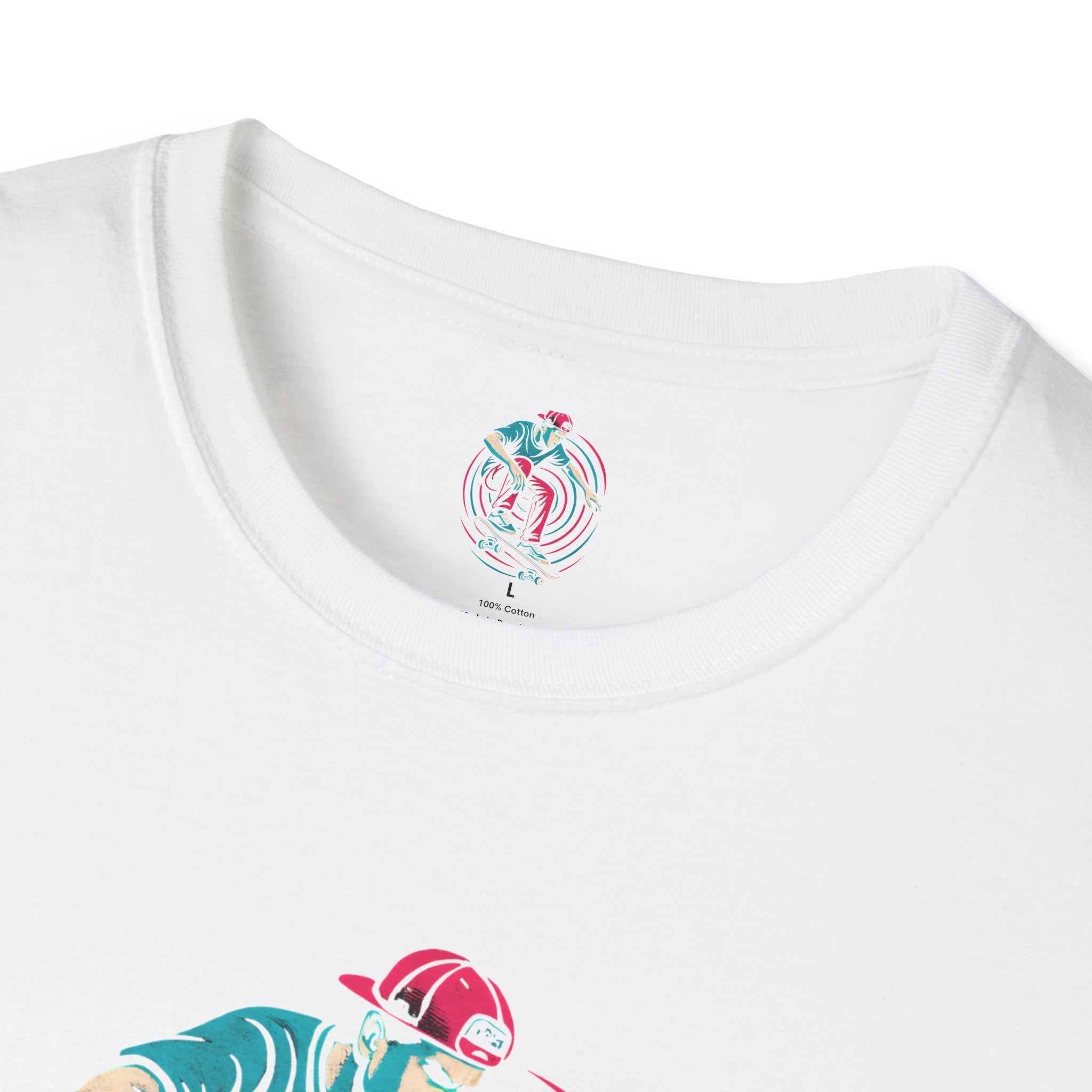 Skateboarder performing trick T-Shirt