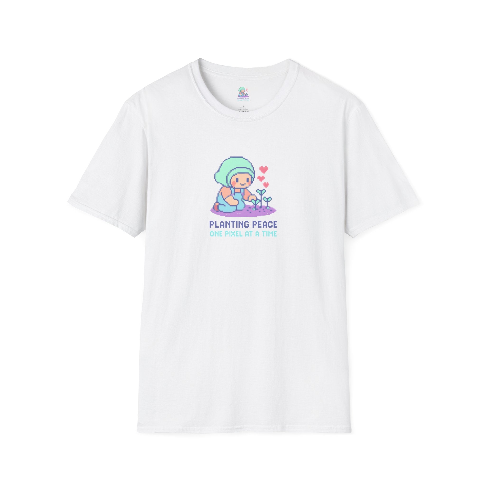 Planting Peace Pixel Art T-Shirt