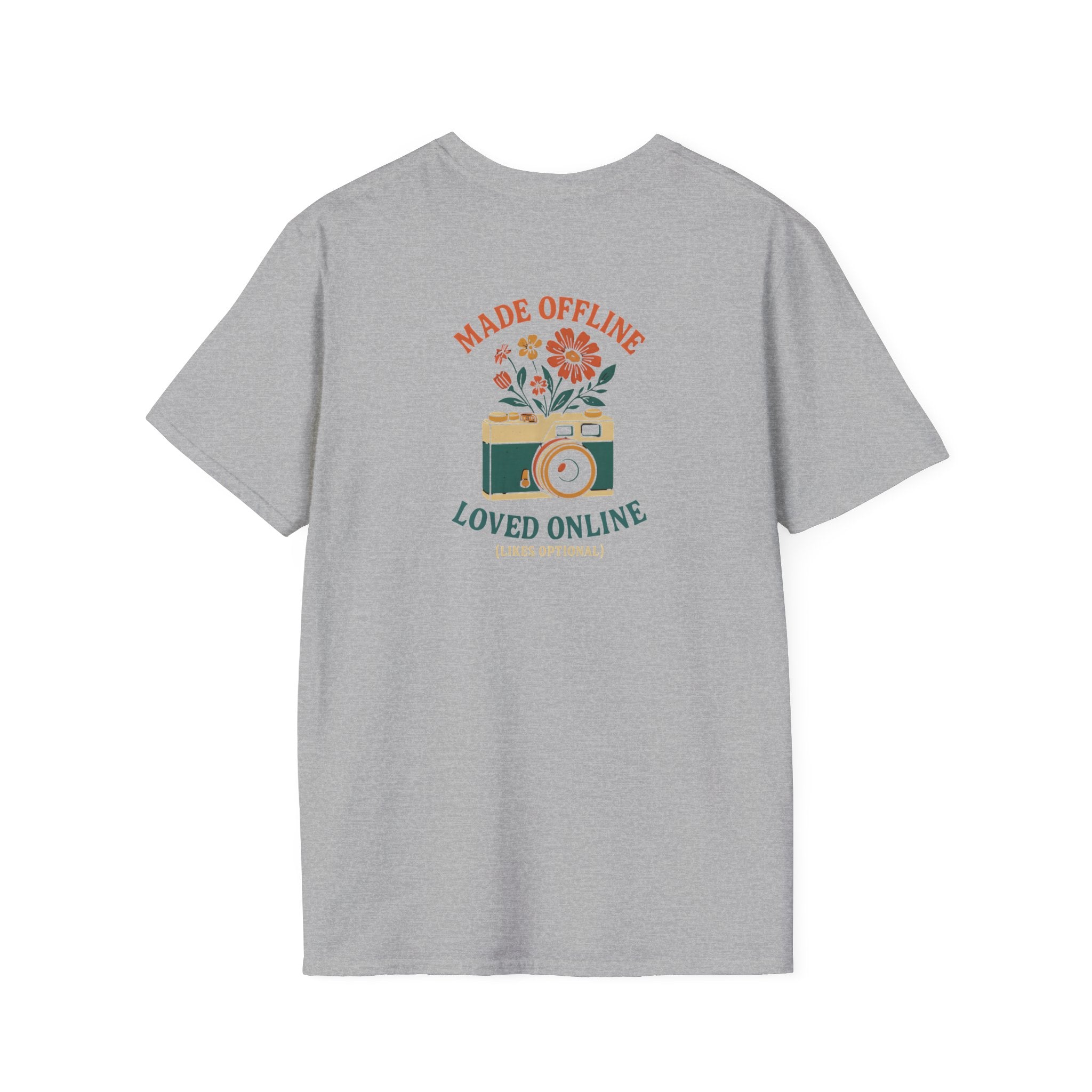 Camera with Flowers T-Shirt