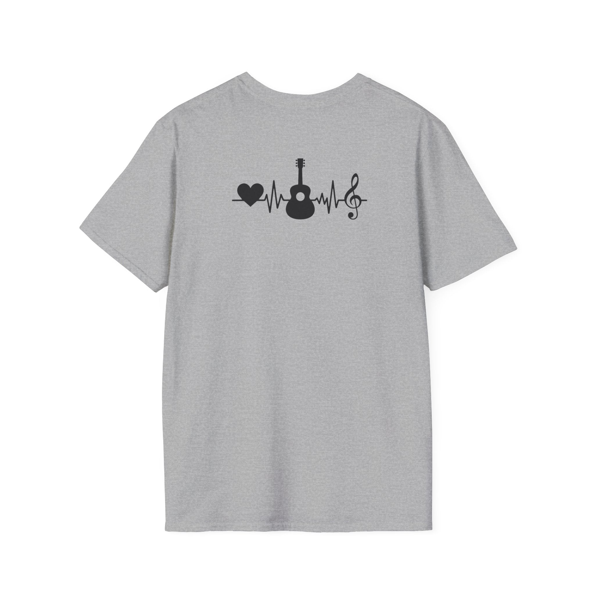 Heartbeat Guitar Music T-Shirt