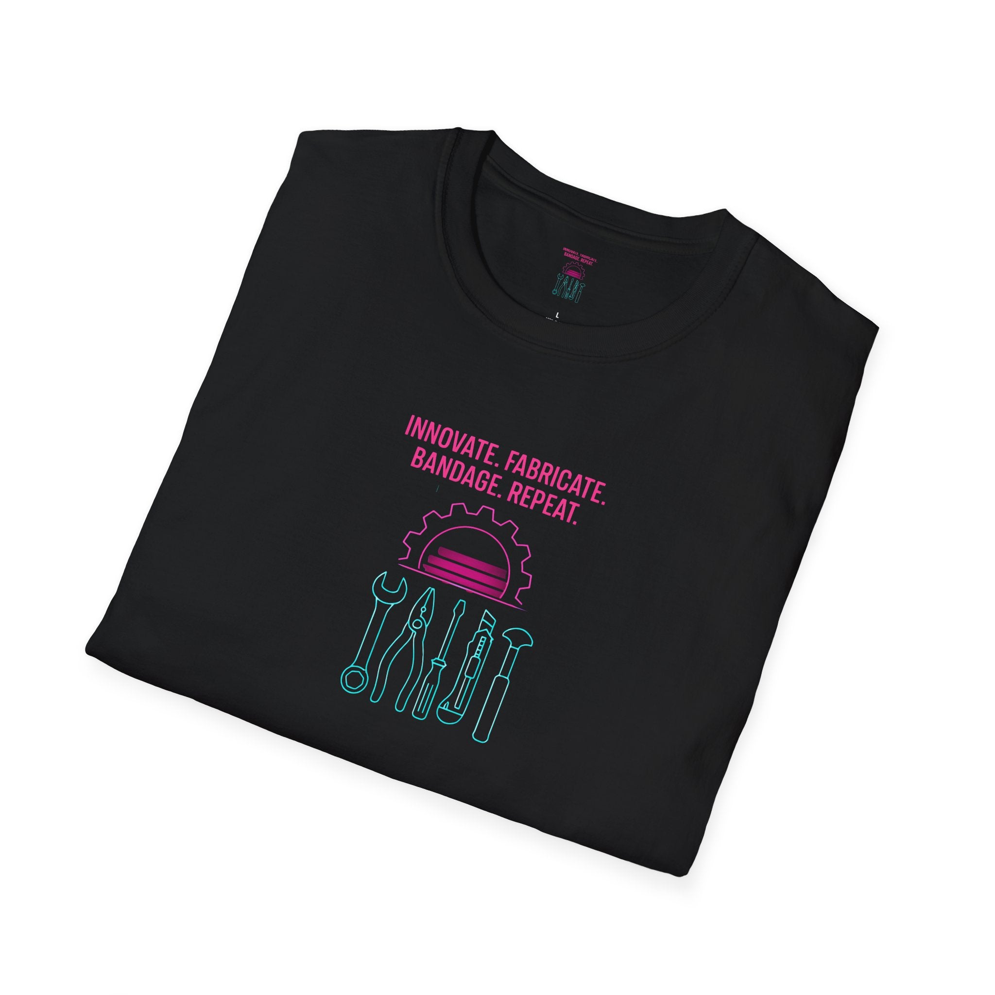 Innovate Fabricate Bandage Repeat T-Shirt