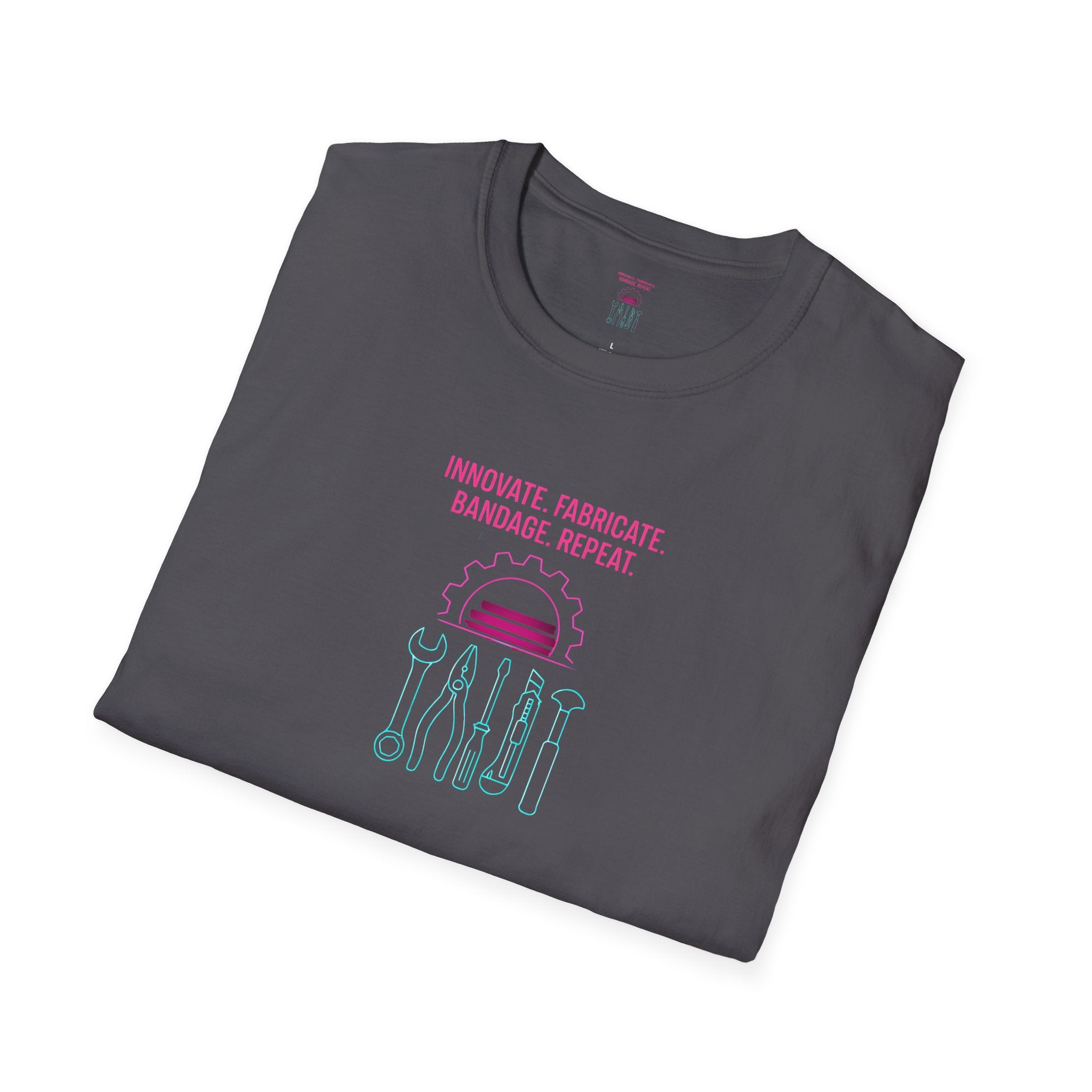 Innovate Fabricate Bandage Repeat T-Shirt