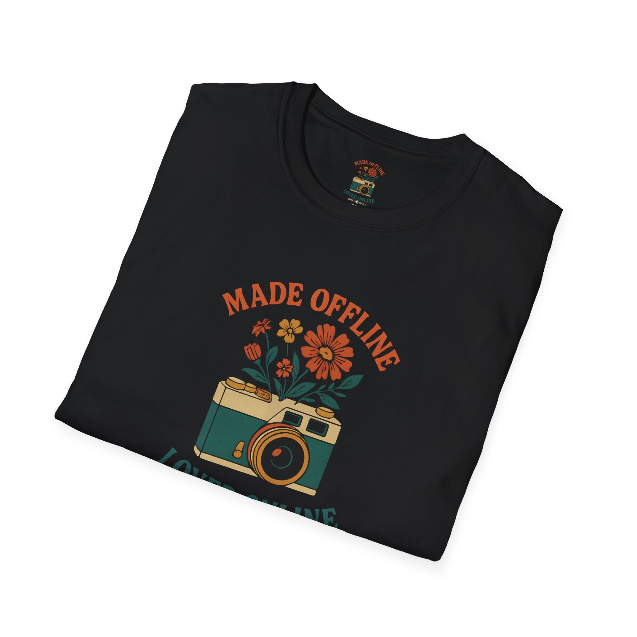 Camera with Flowers T-Shirt