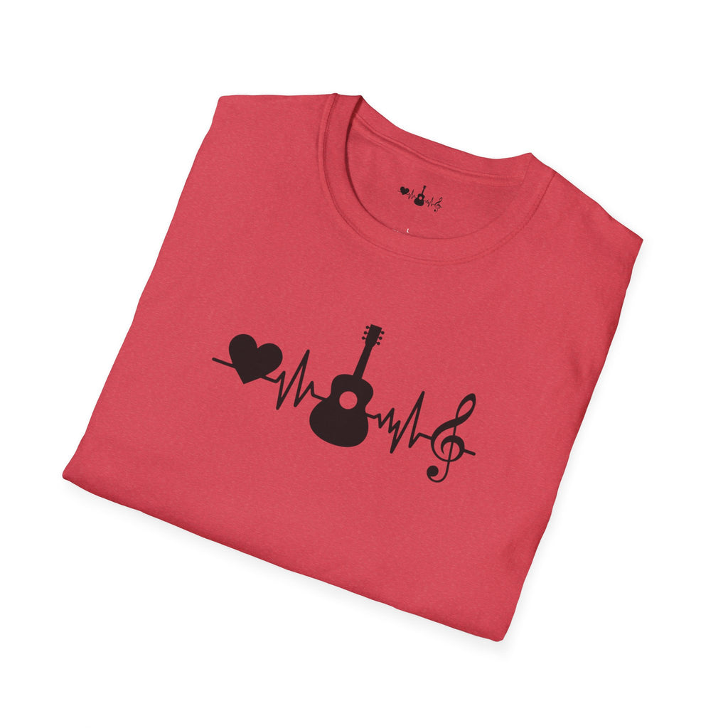 Heartbeat Guitar Music T-Shirt