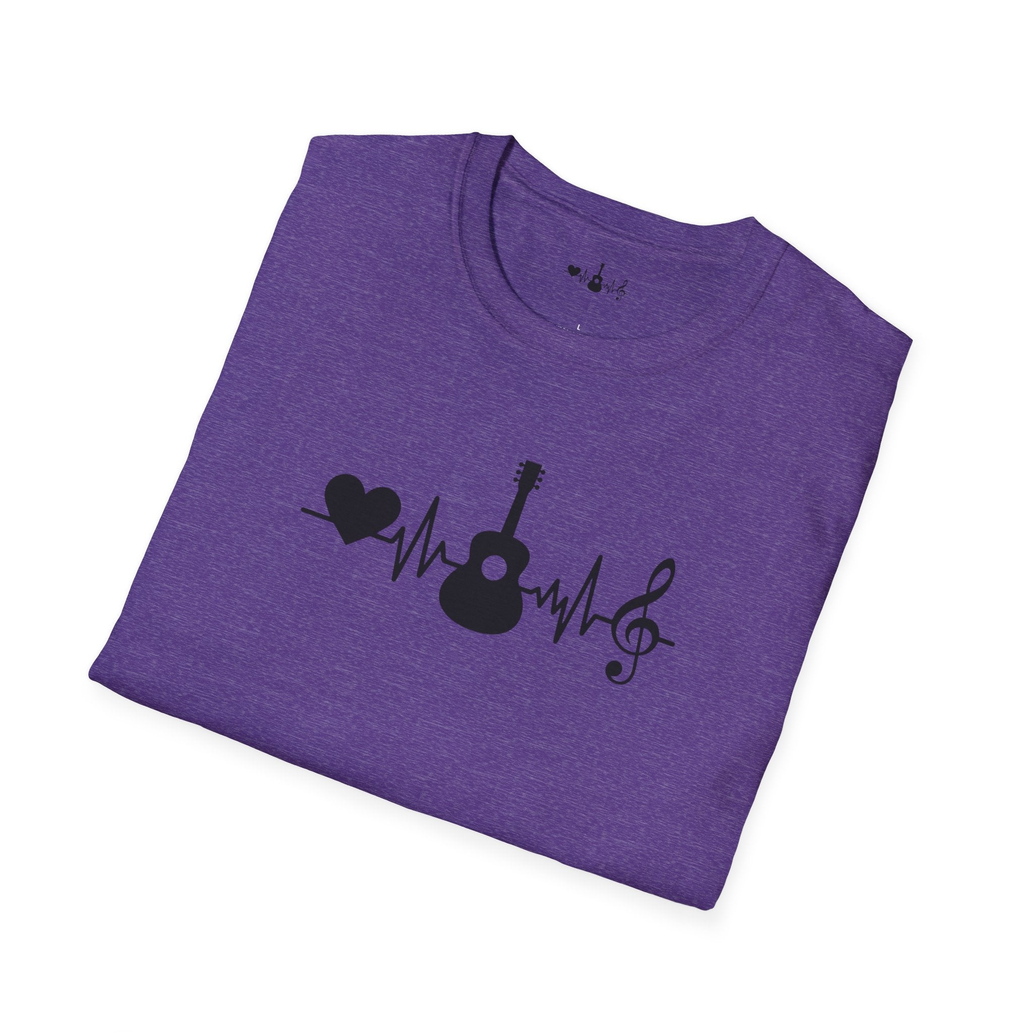 Heartbeat Guitar Music T-Shirt
