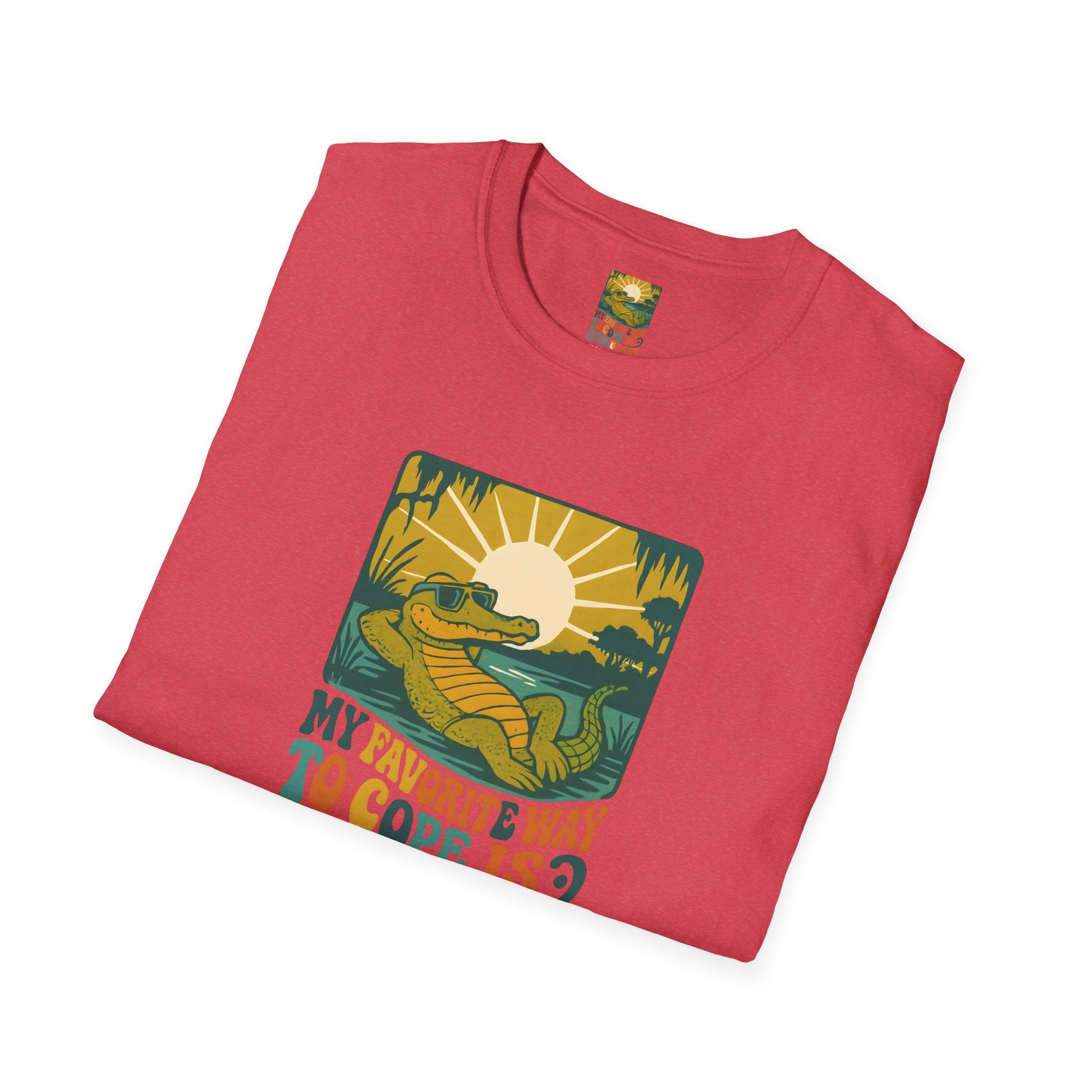 Alligator lounging in swamp T-Shirt