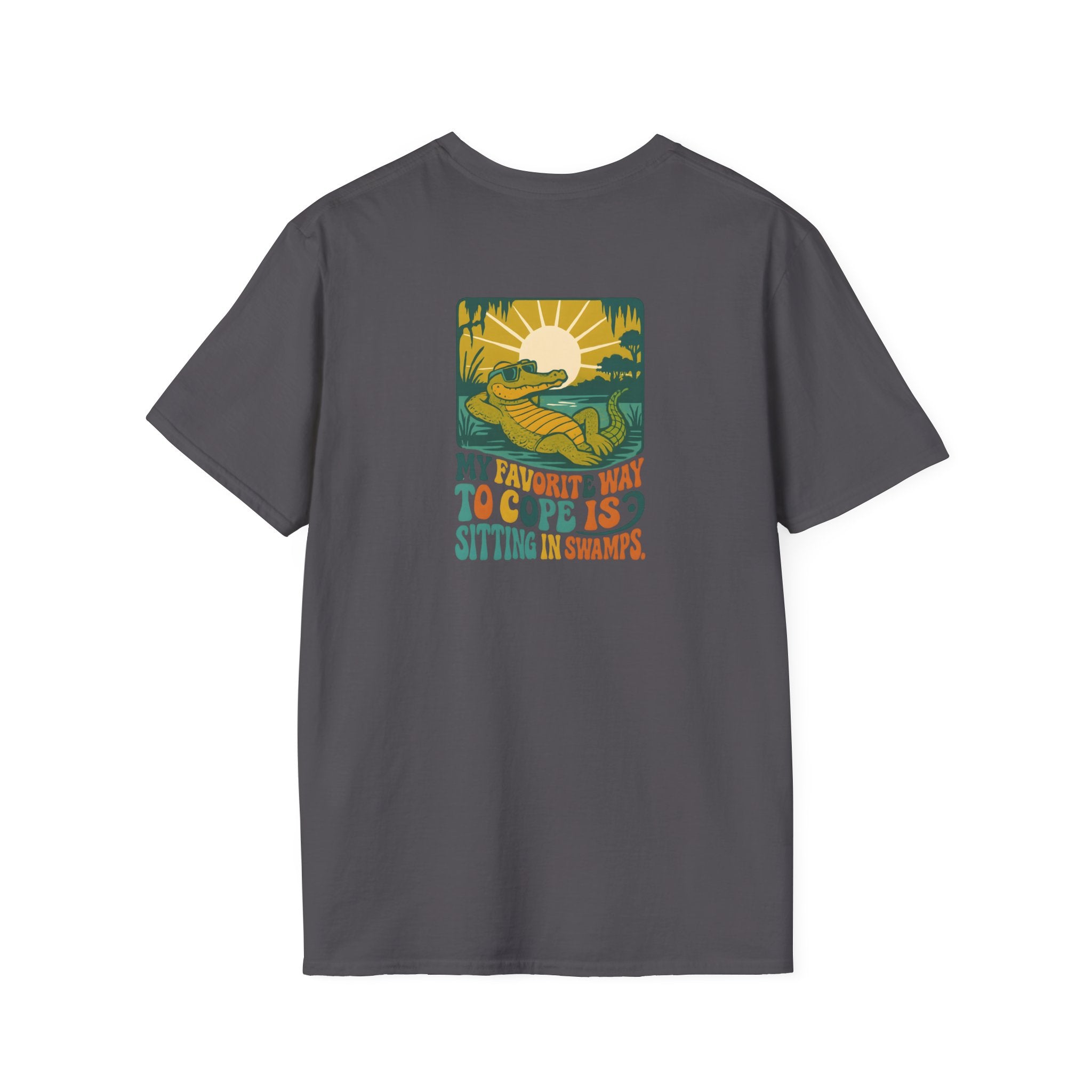 Alligator lounging in swamp T-Shirt