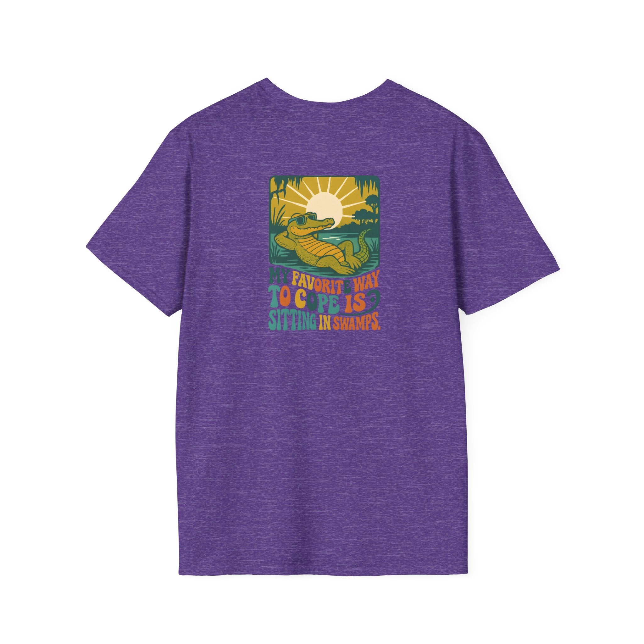 Alligator lounging in swamp T-Shirt