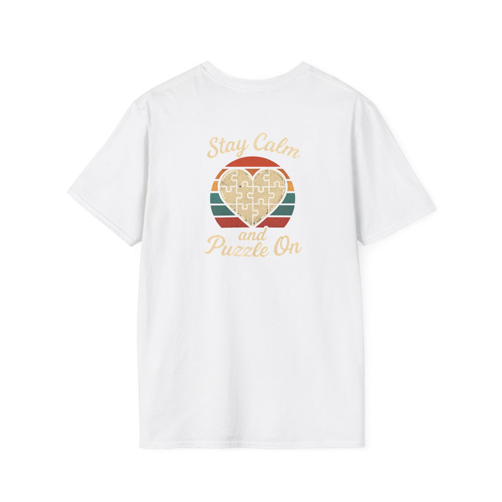 Stay Calm Puzzle On T-Shirt