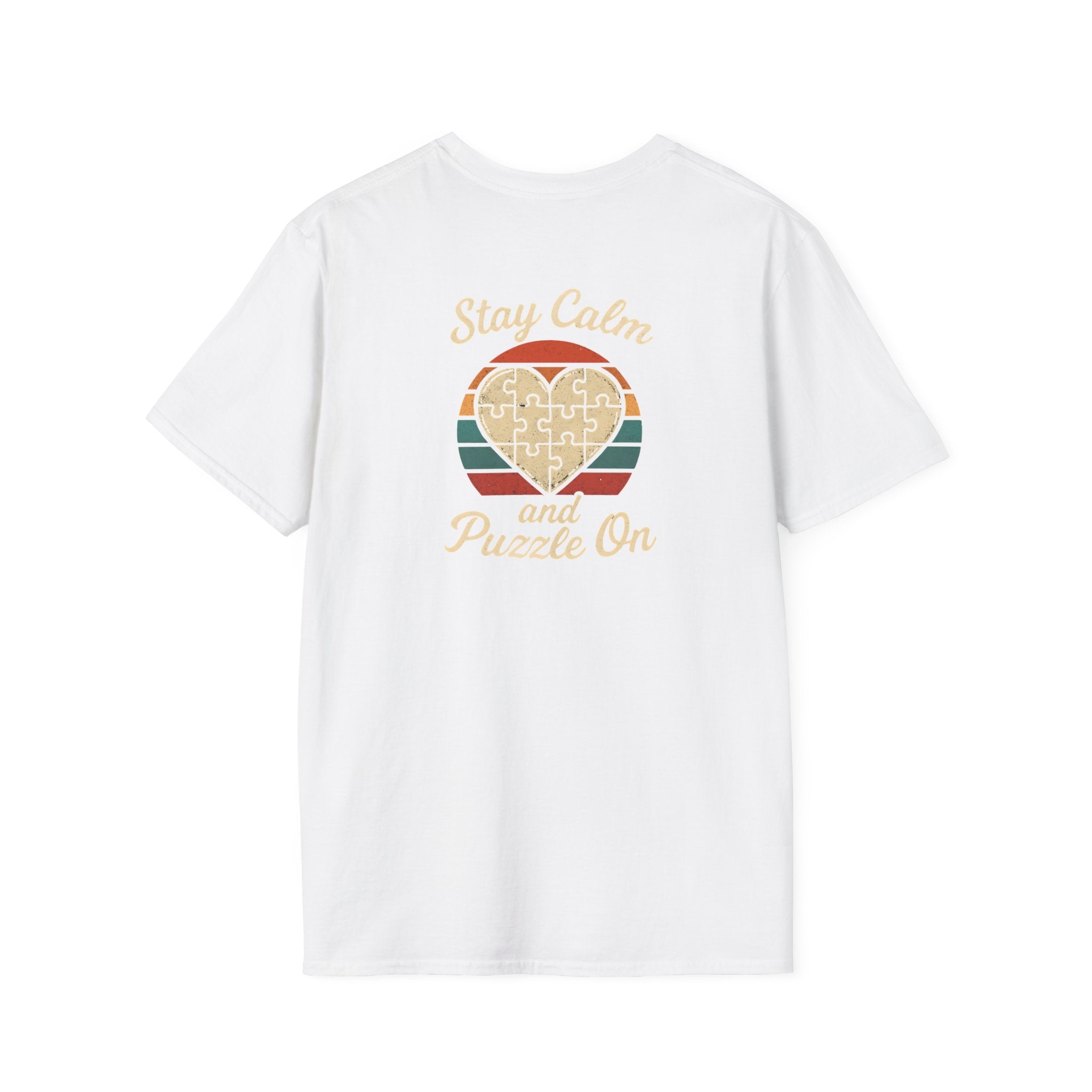 Stay Calm Puzzle On T-Shirt