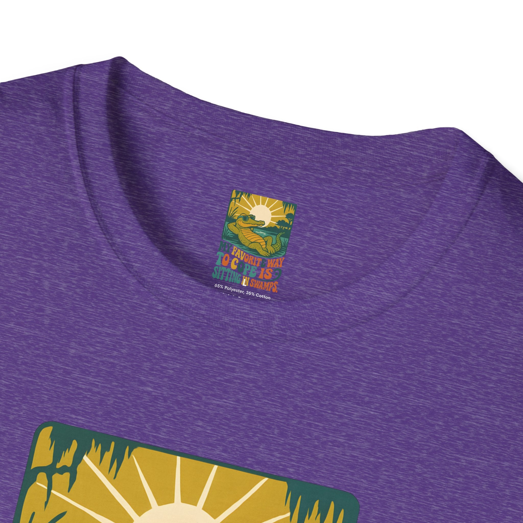 Alligator lounging in swamp T-Shirt