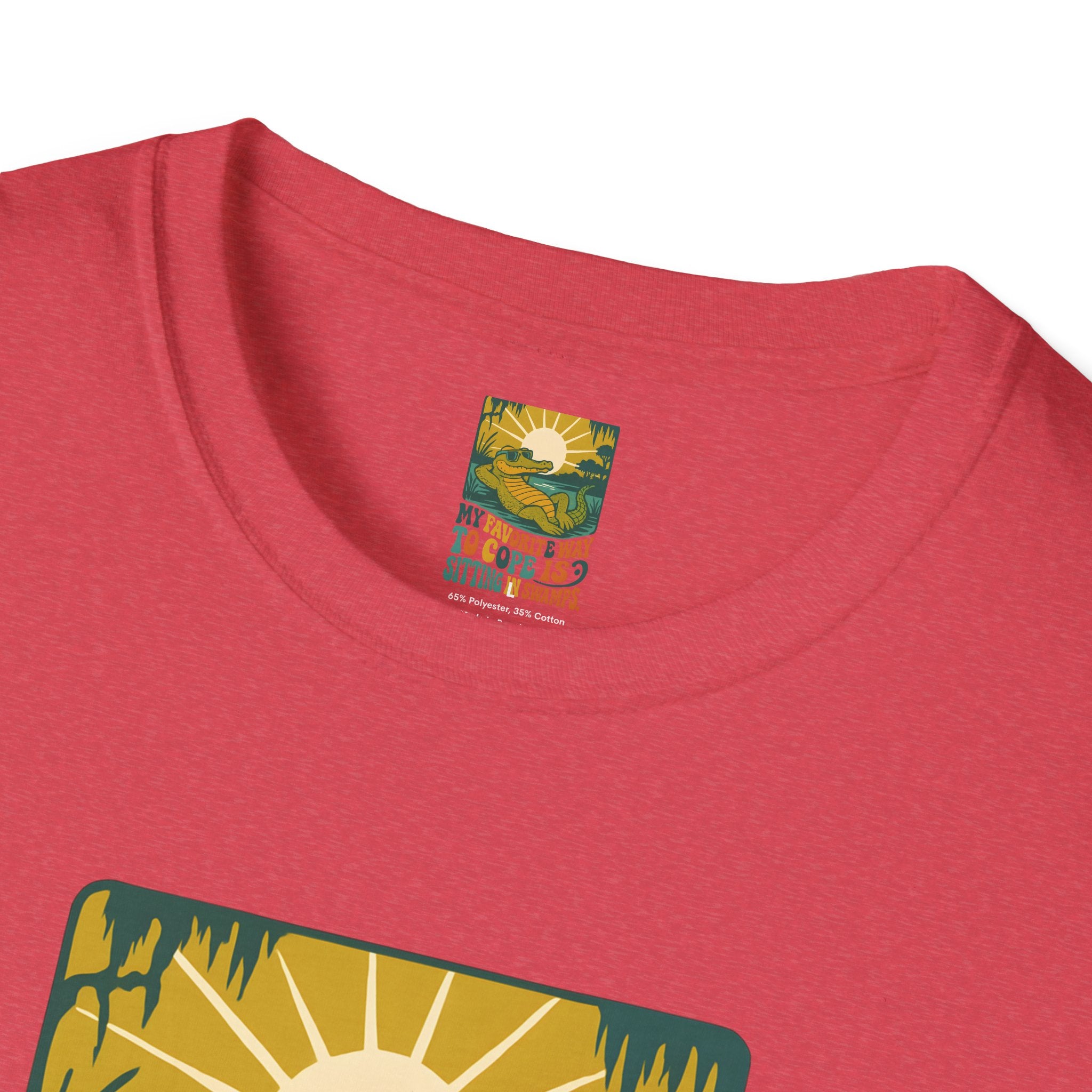 Alligator lounging in swamp T-Shirt