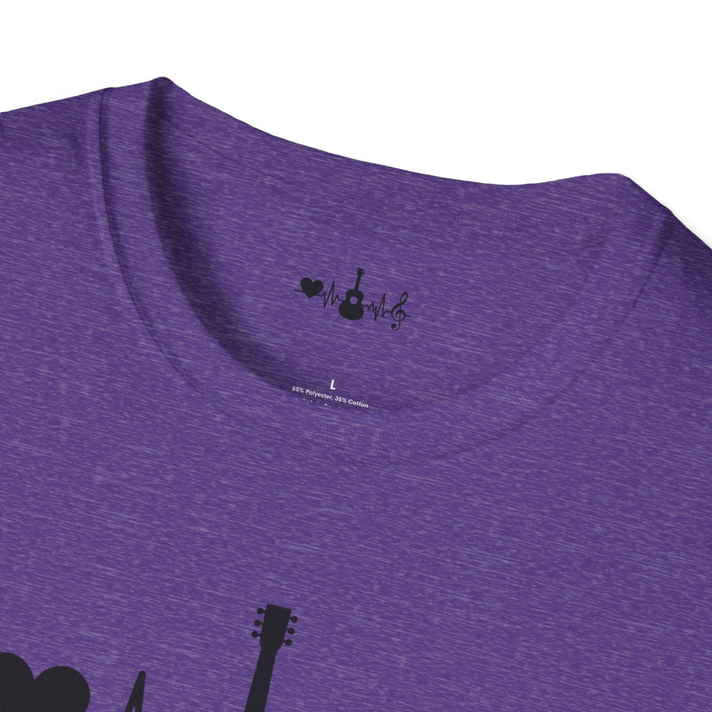Heartbeat Guitar Music T-Shirt