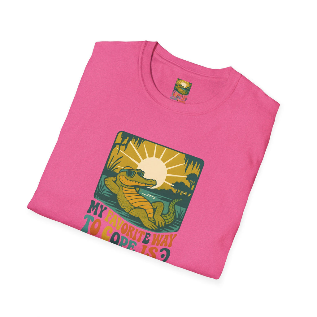 Alligator lounging in swamp T-Shirt