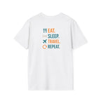 Eat Sleep Travel Repeat T-Shirt