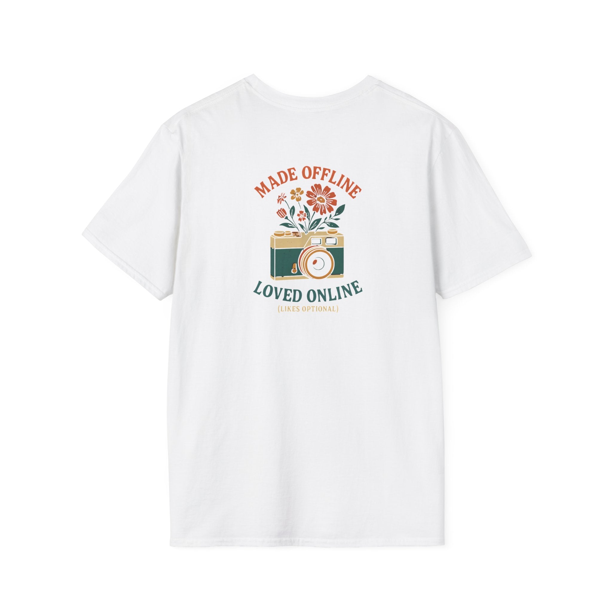 Camera with Flowers T-Shirt