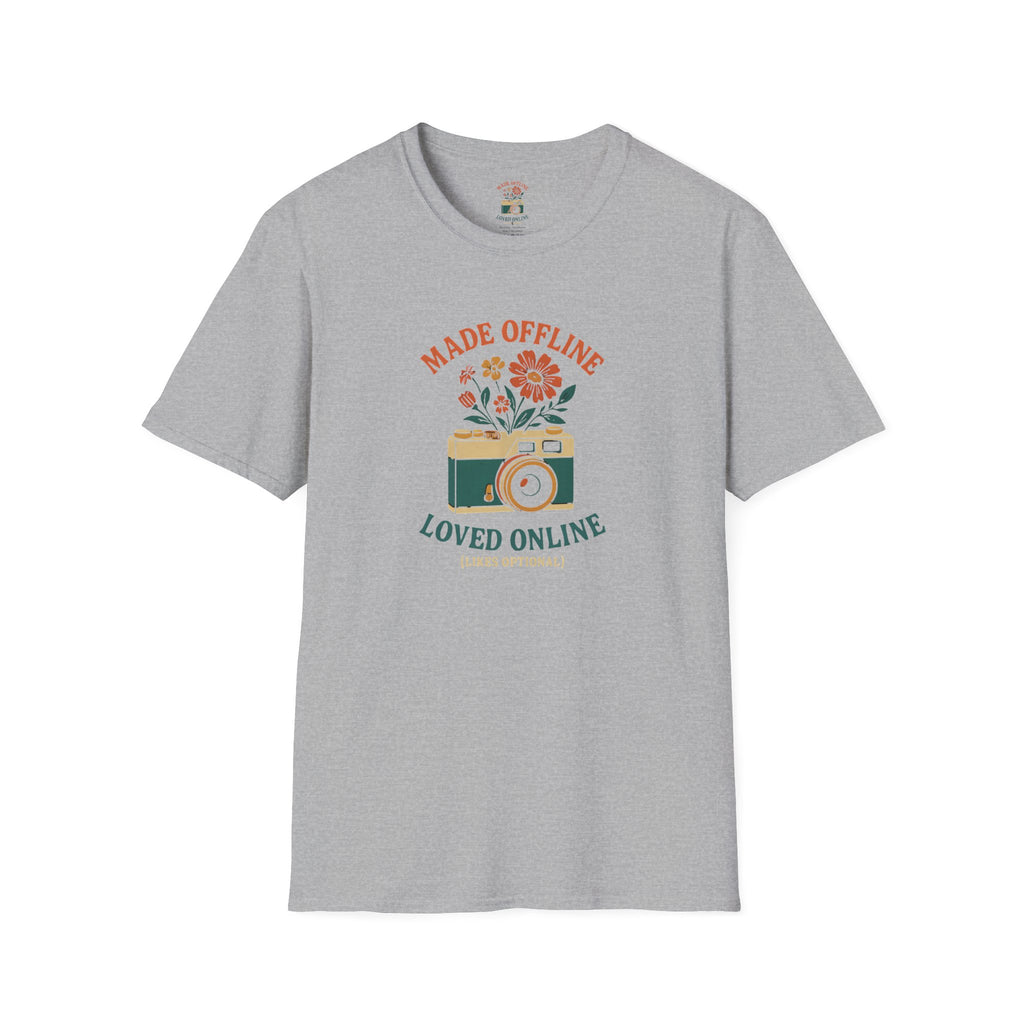Camera with Flowers T-Shirt