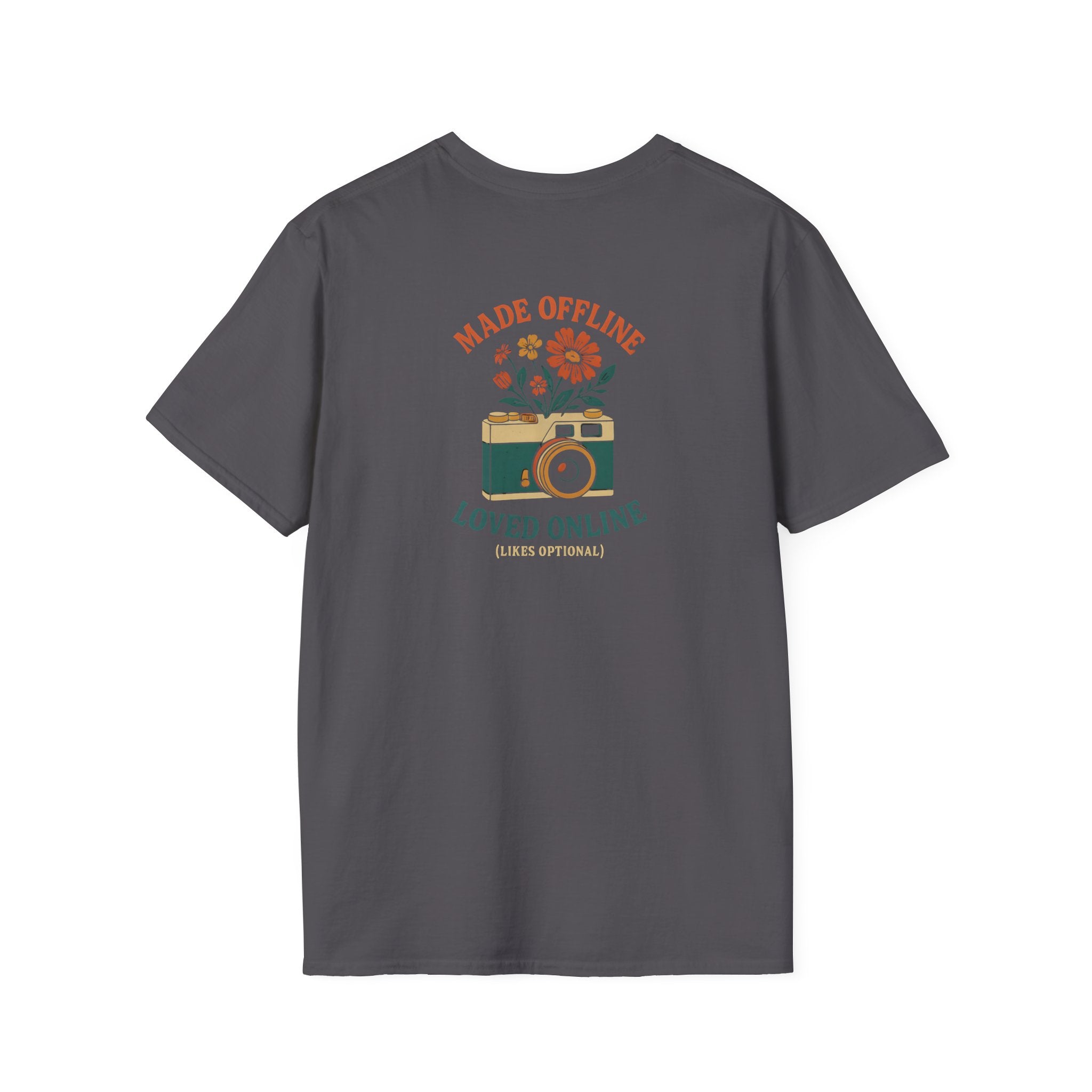 Camera with Flowers T-Shirt