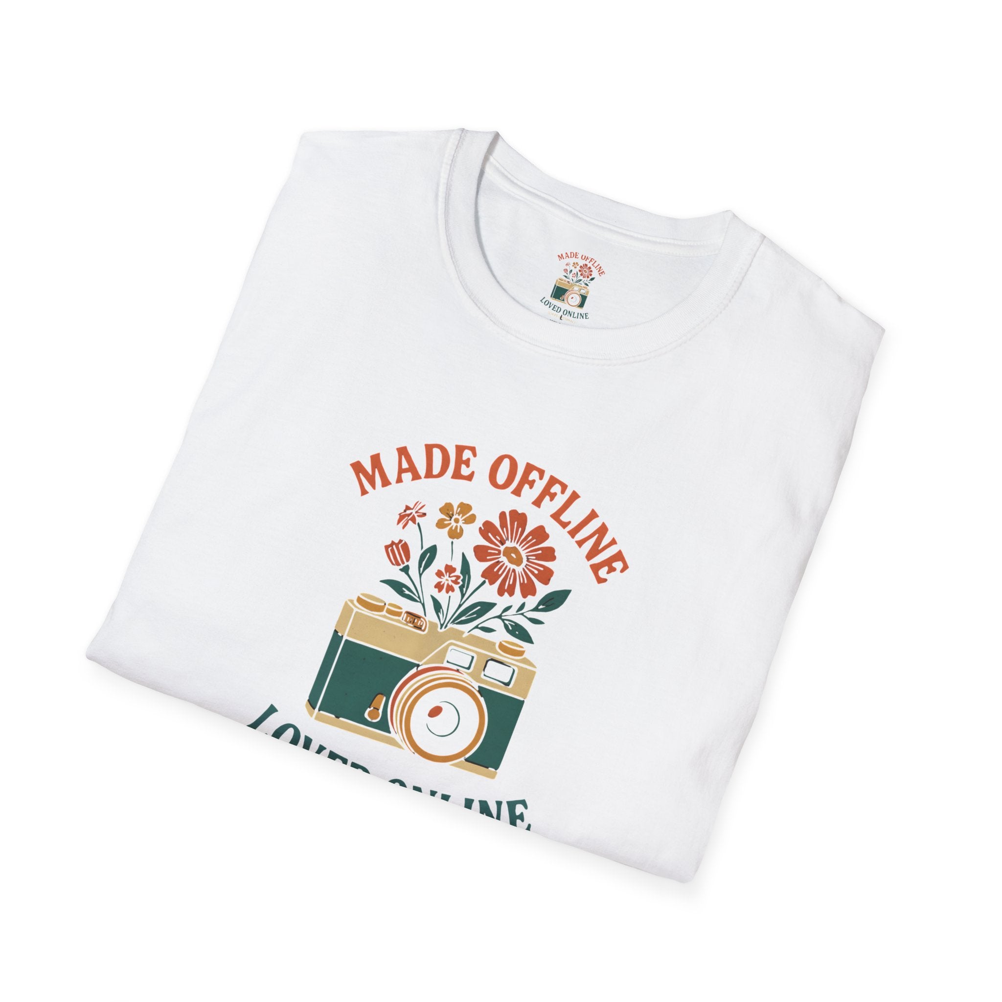 Camera with Flowers T-Shirt