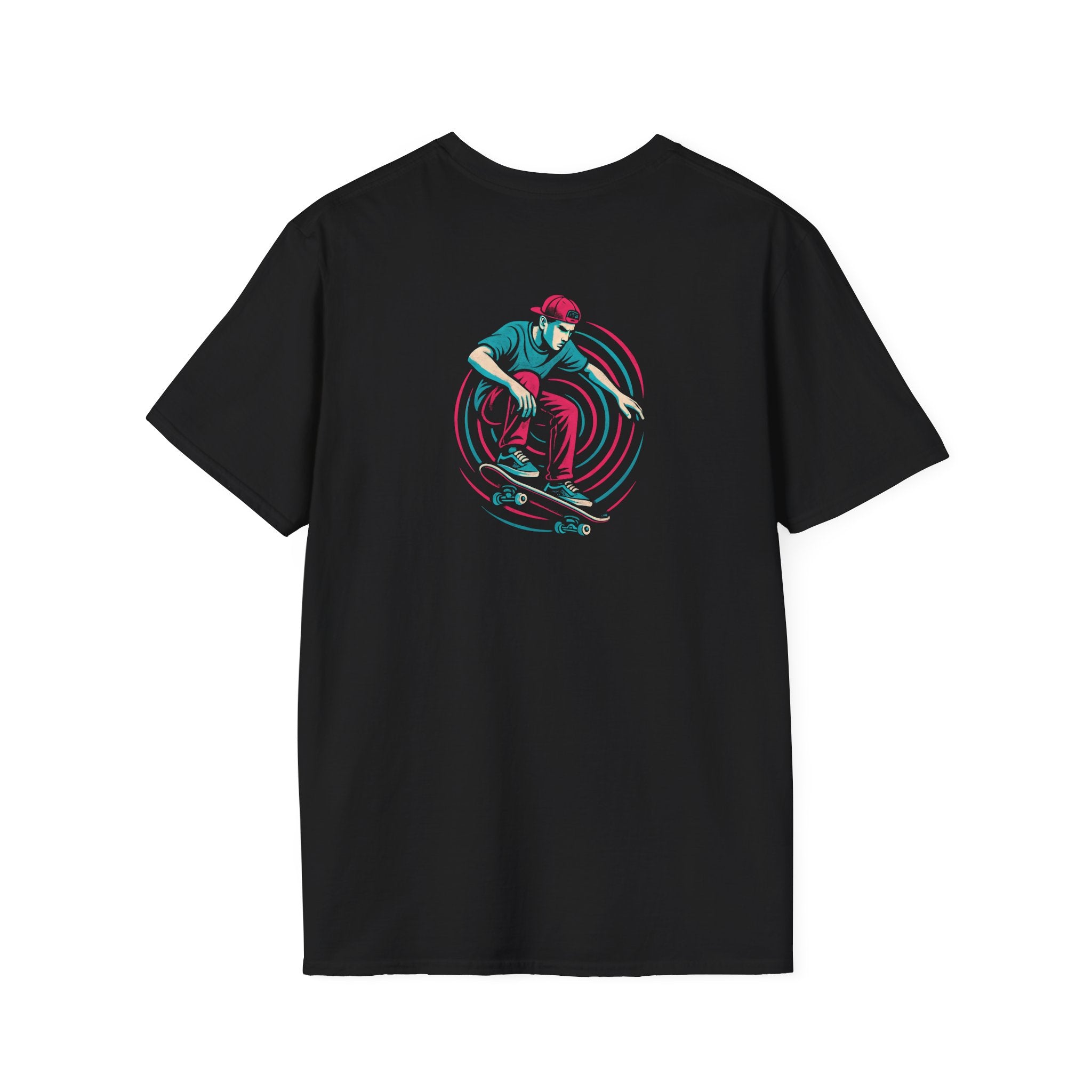 Skateboarder performing trick T-Shirt