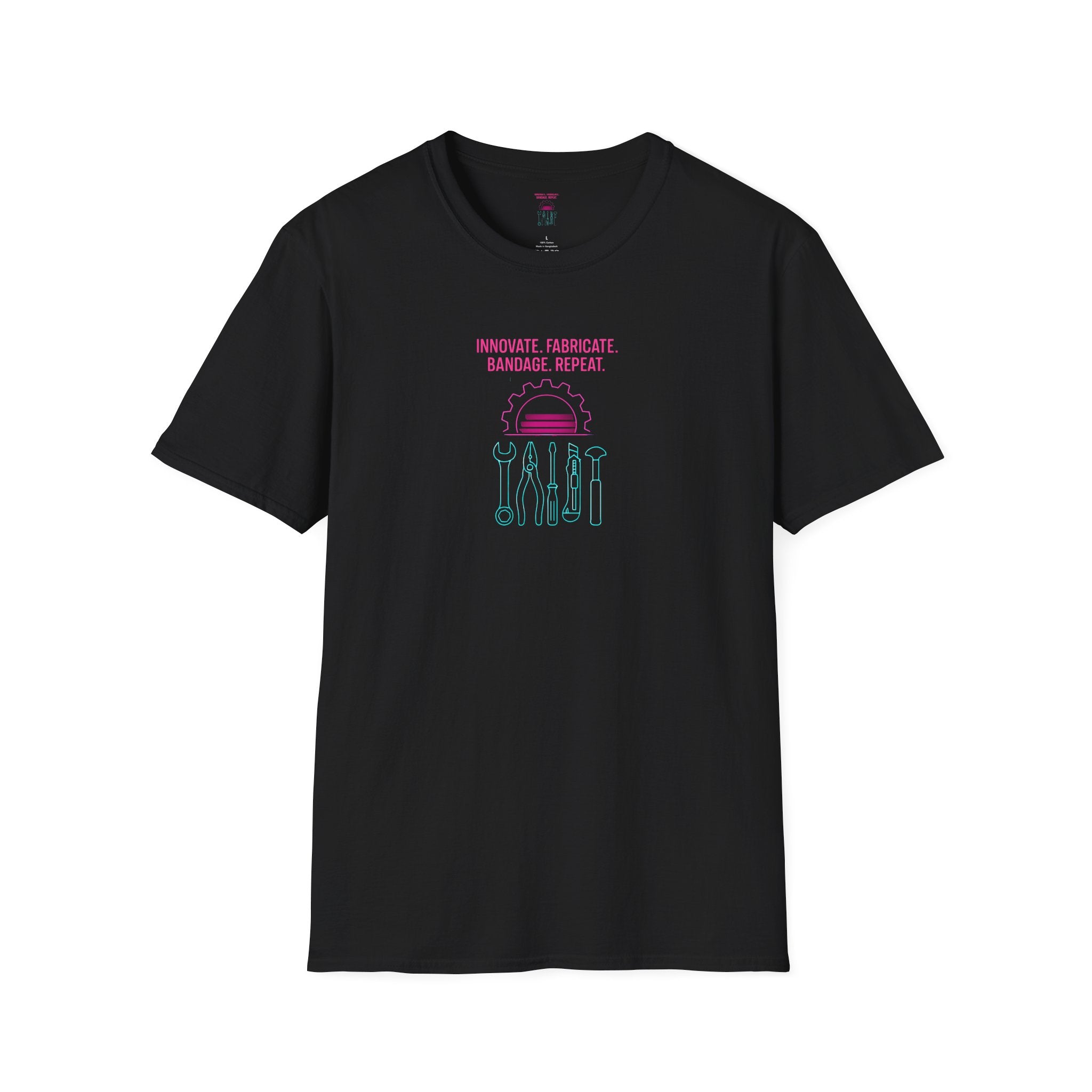 Innovate Fabricate Bandage Repeat T-Shirt
