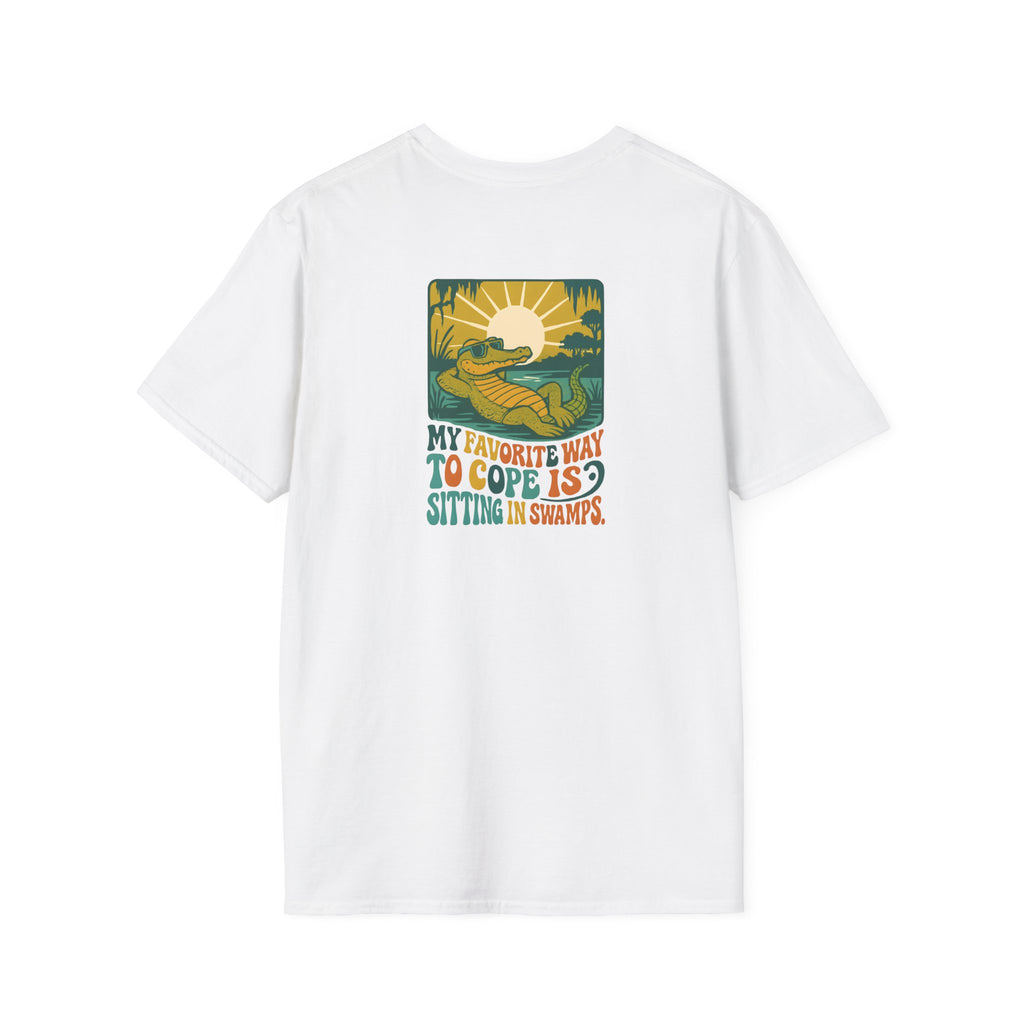 Alligator lounging in swamp T-Shirt