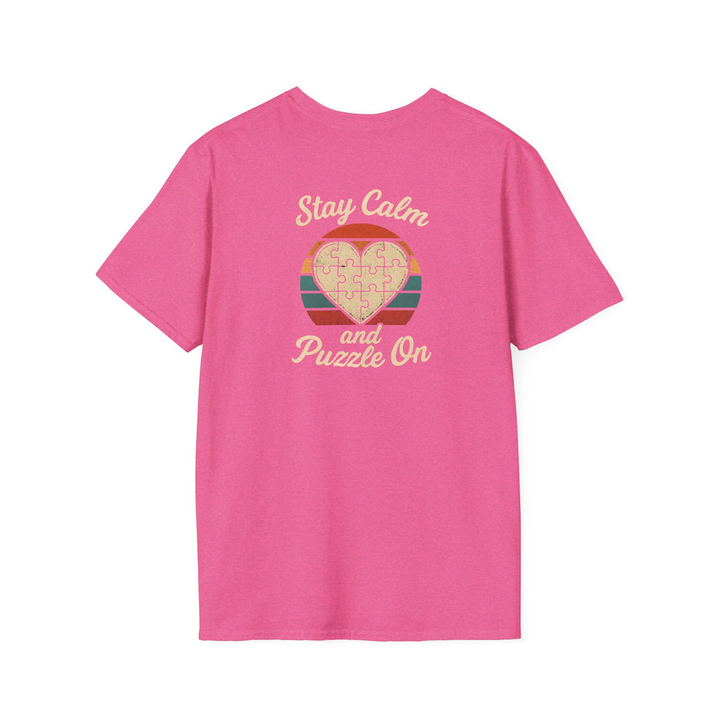 Stay Calm Puzzle On T-Shirt