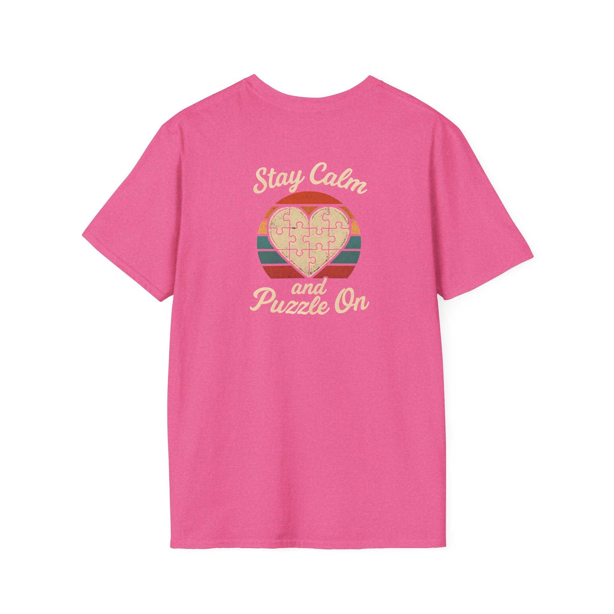 Stay Calm Puzzle On T-Shirt