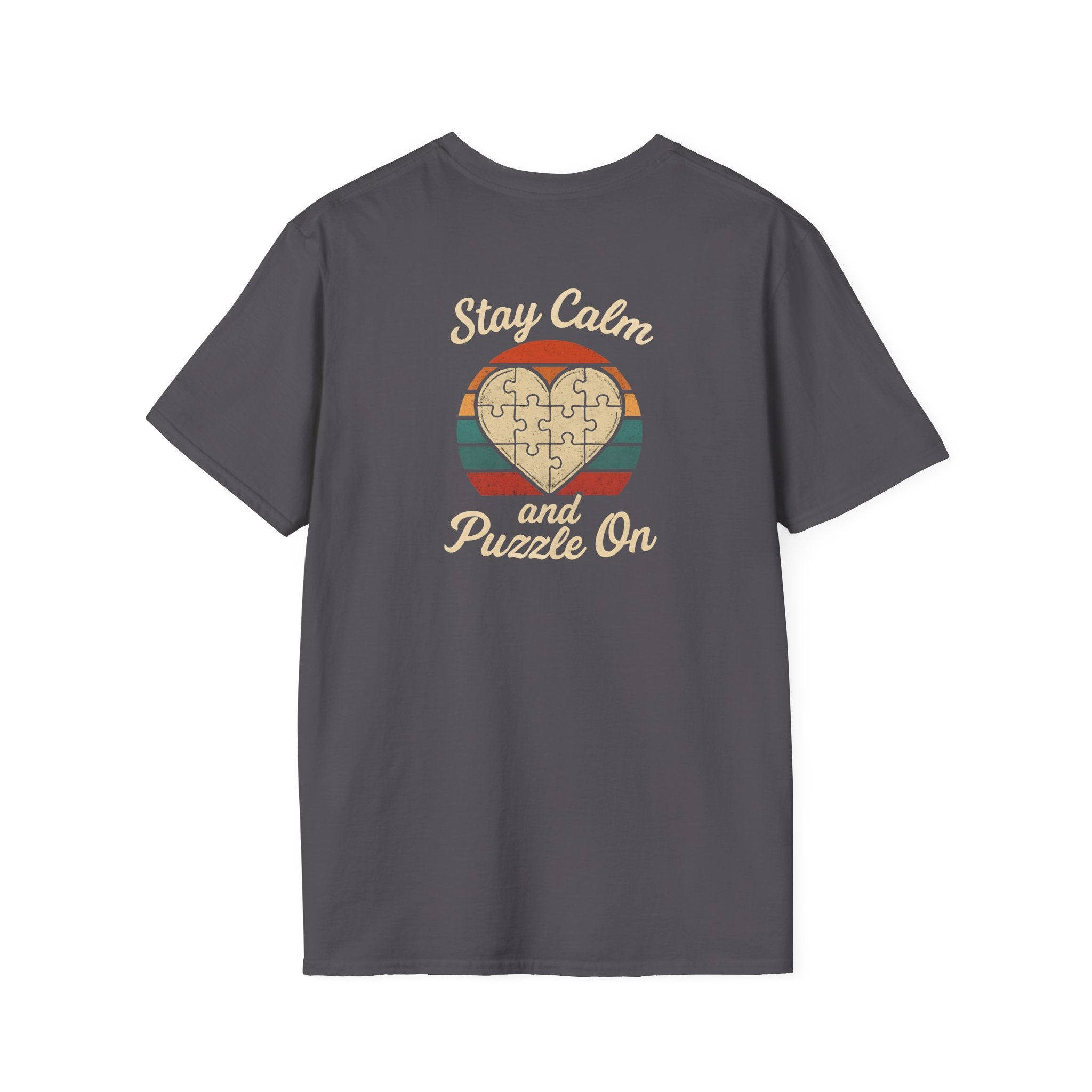 Stay Calm Puzzle On T-Shirt